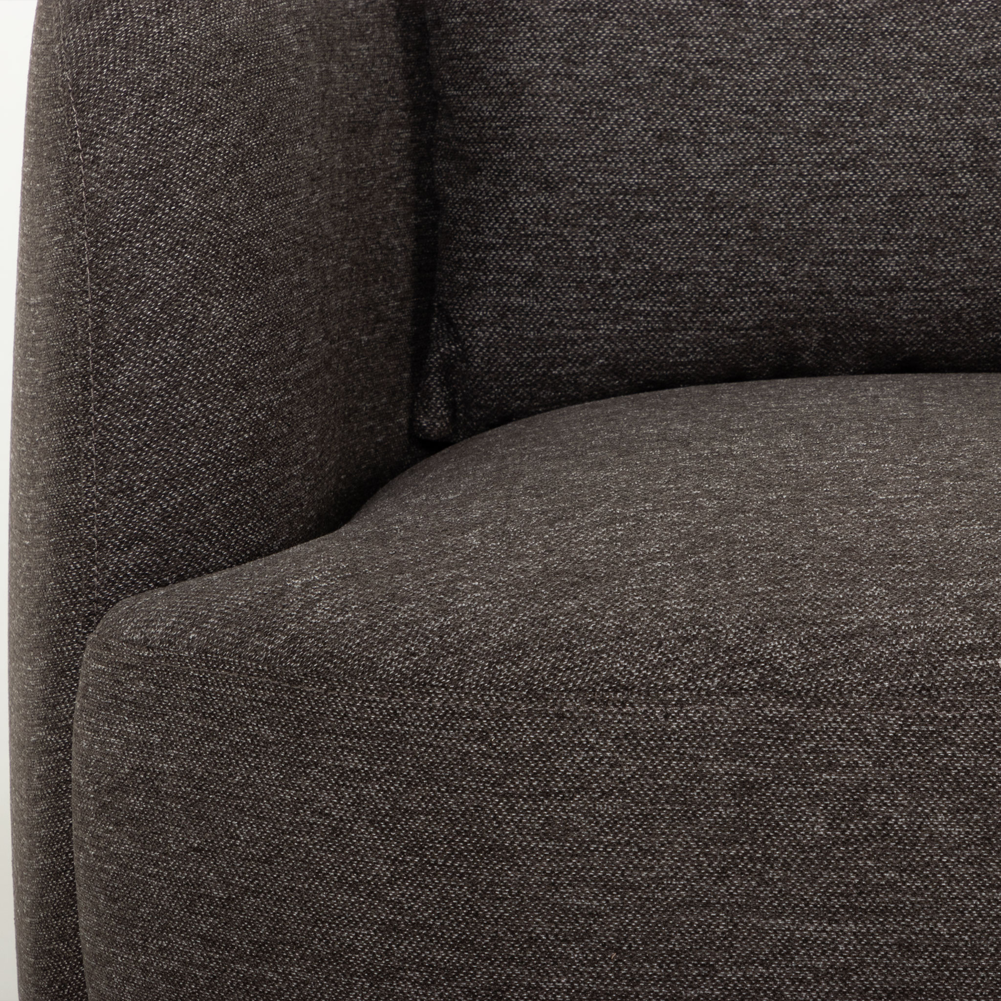 Karla Swivel Chair, Charcoal