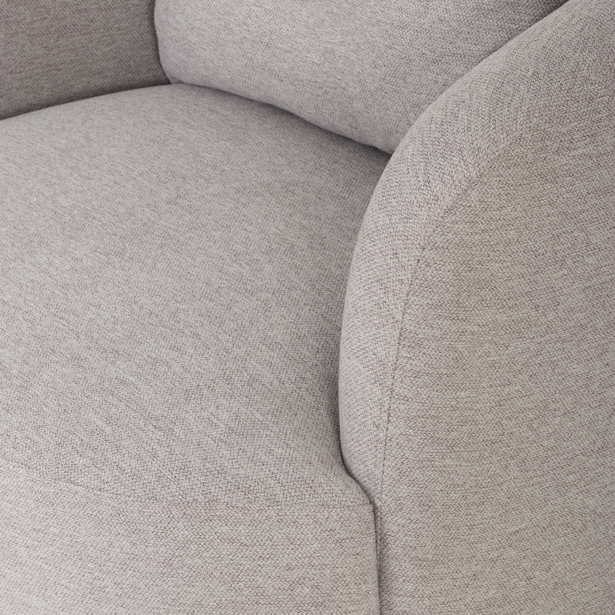 Karla Swivel Chair, Light Grey