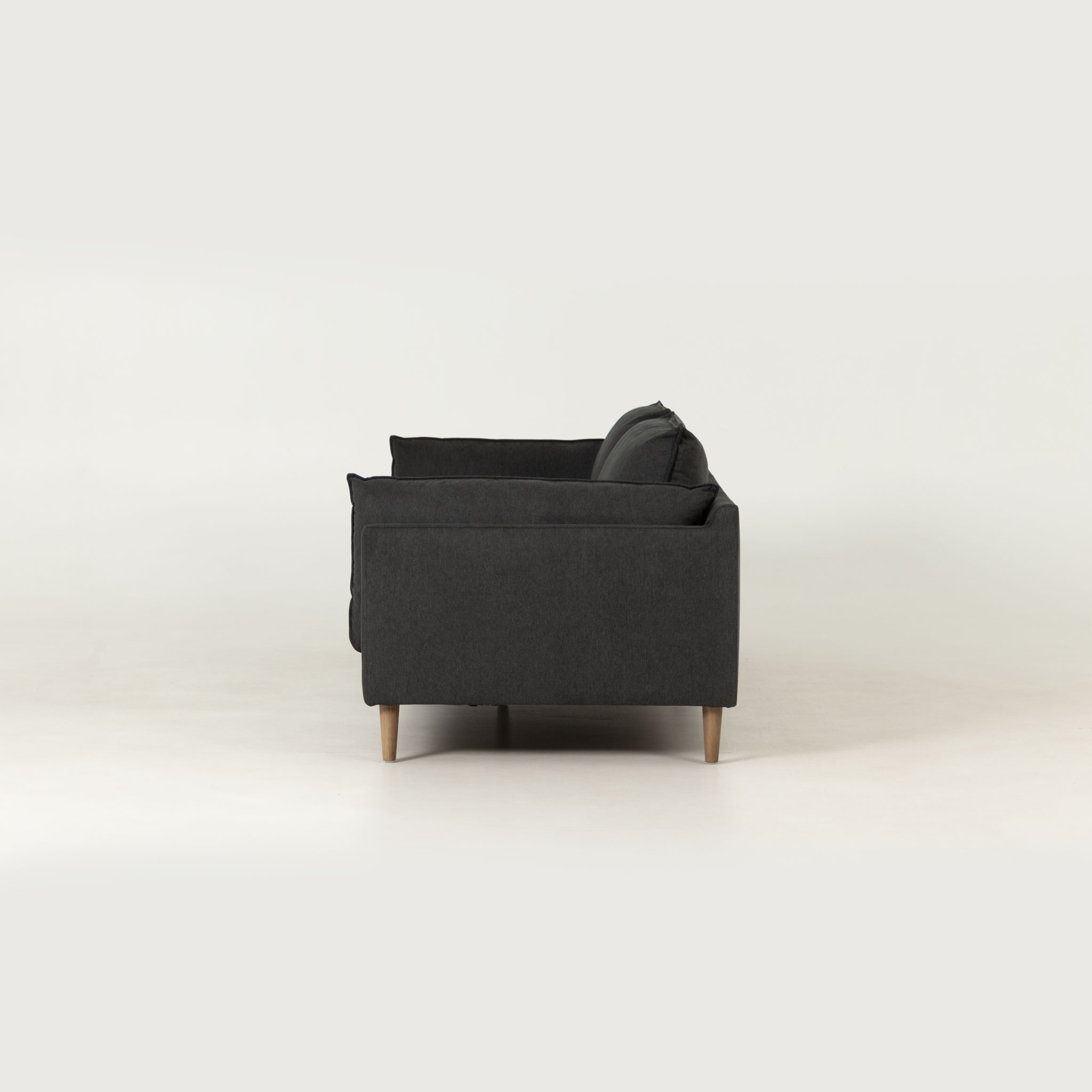 Alina 3 Seater Sofa, Charcoal