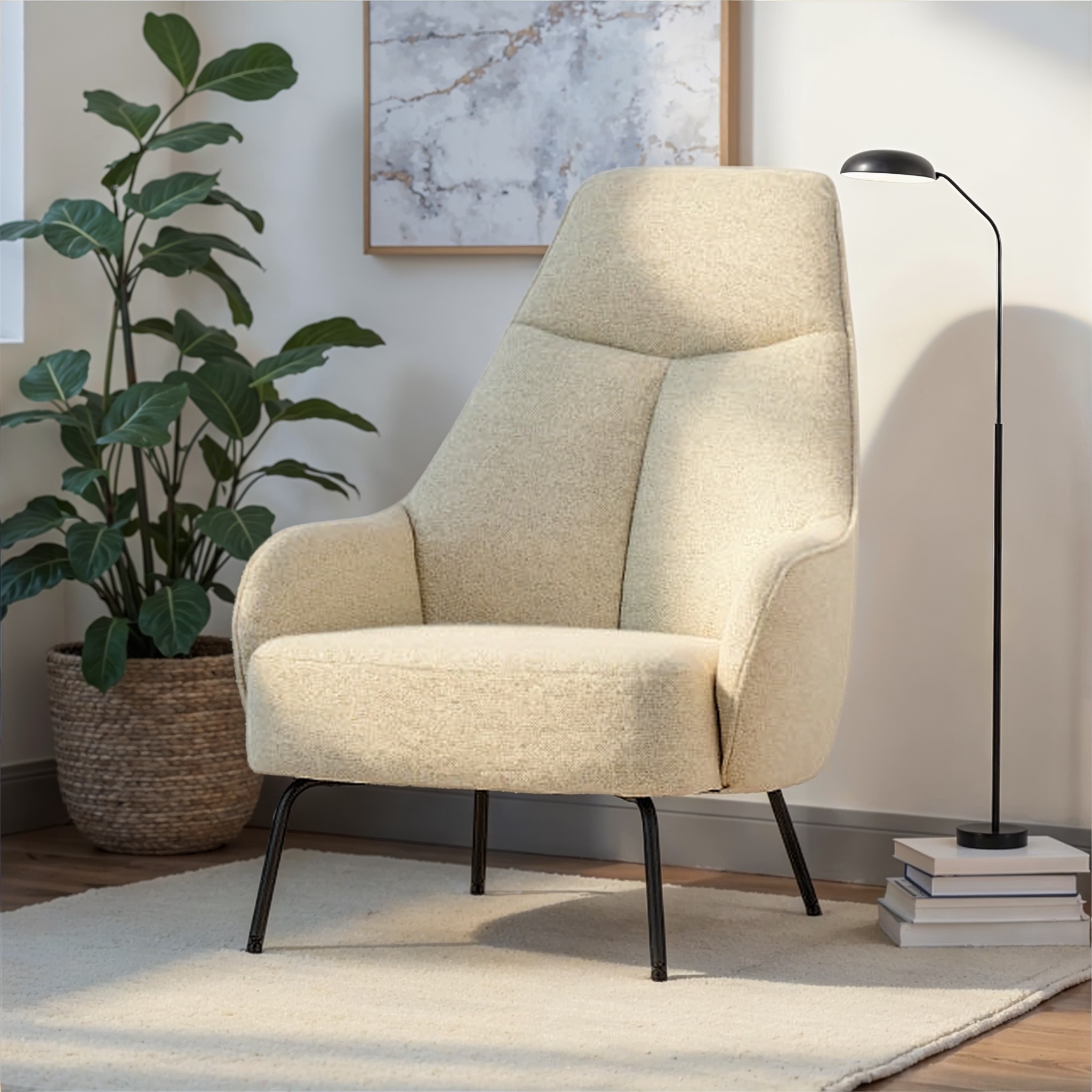 Lenka Occasional Chair, Beige
