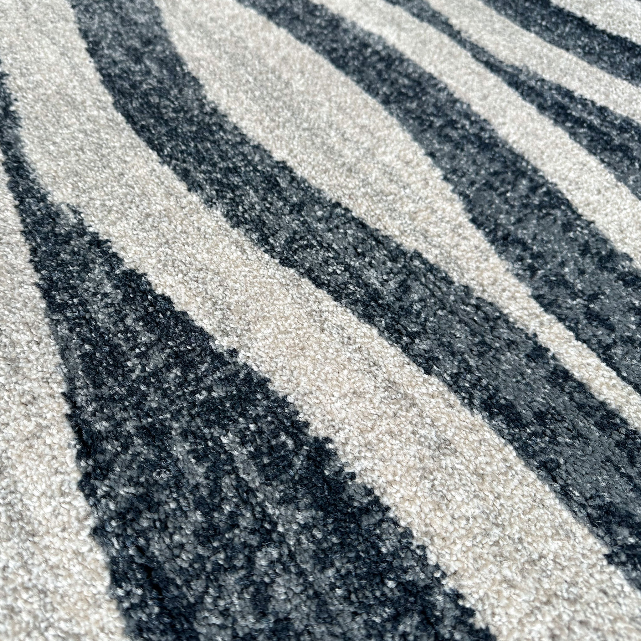 Signature Rugs Asana Wave Rug - 160 x 230 cm, Blue/Grey