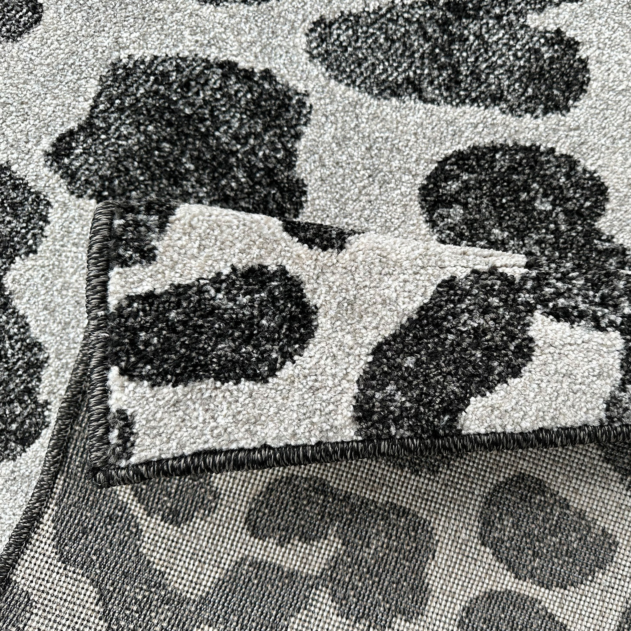 Signature Rugs Asana Leopard Rug - 200 x 300 cm, Black/White