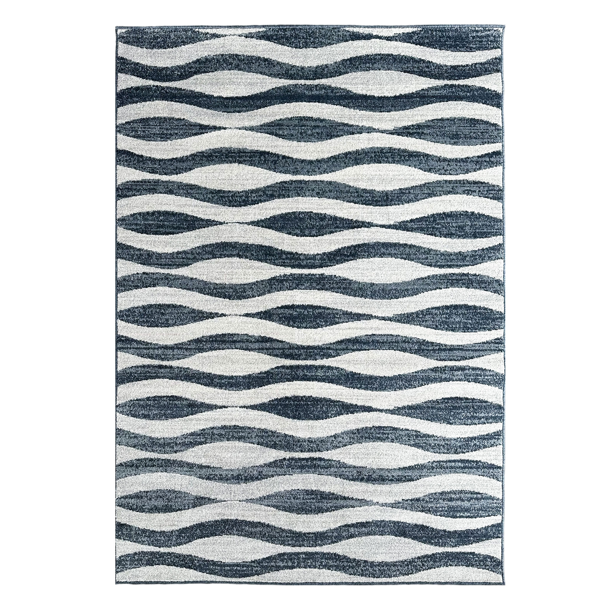 Signature Rugs Asana Wave Rug - 200 x 300 cm, Blue/Grey