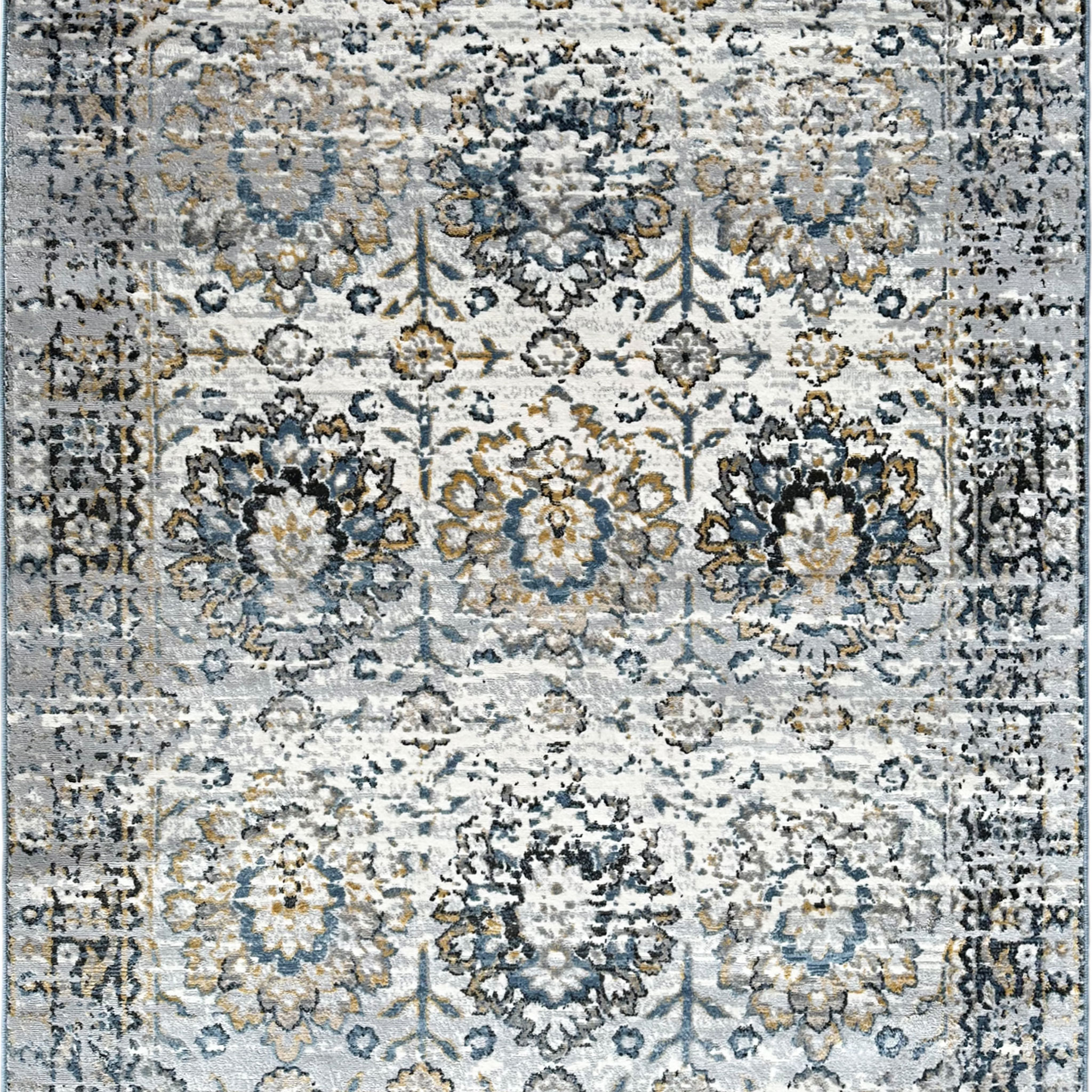 Signature Rugs Mina Traditional Border Rug - 120 x 170 cm, Multi