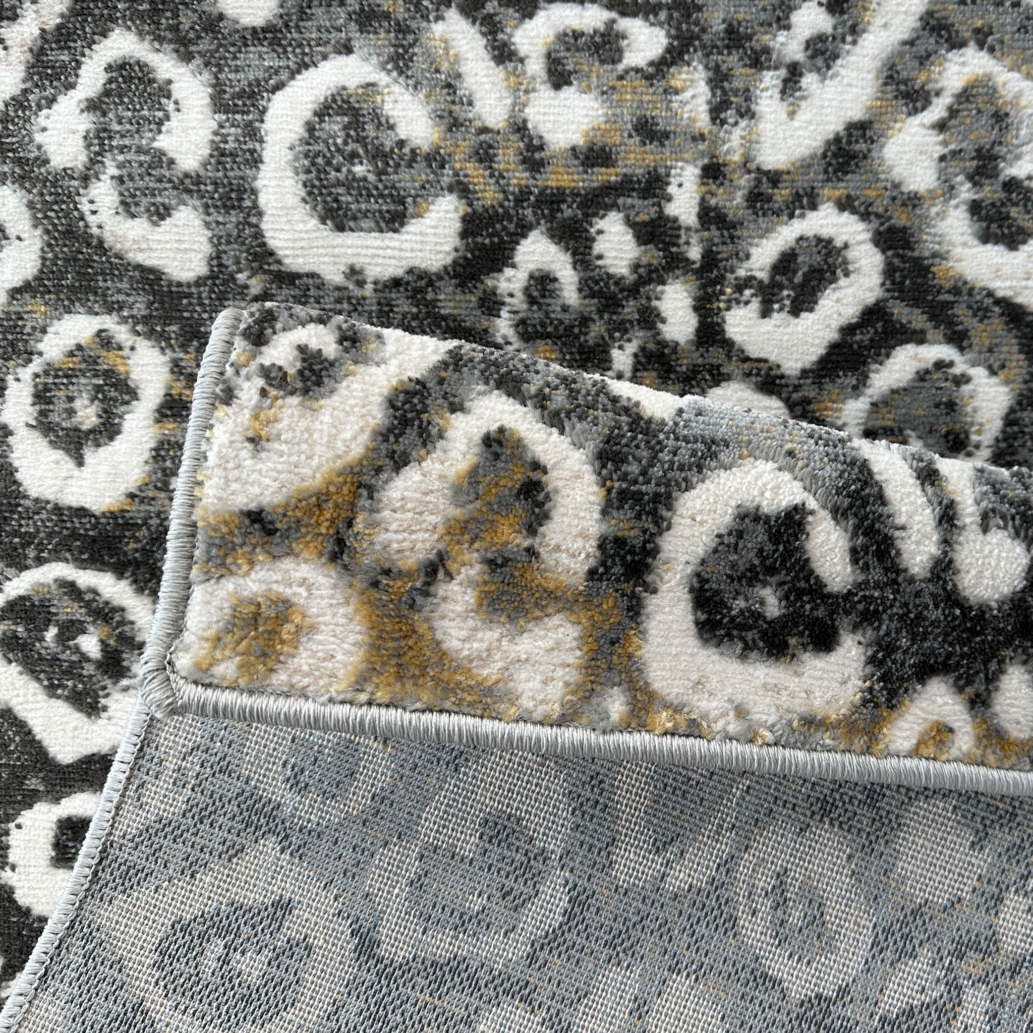 Signature Rugs Mina Animal Inspired Rug - 200 x 290 cm, Black Multi