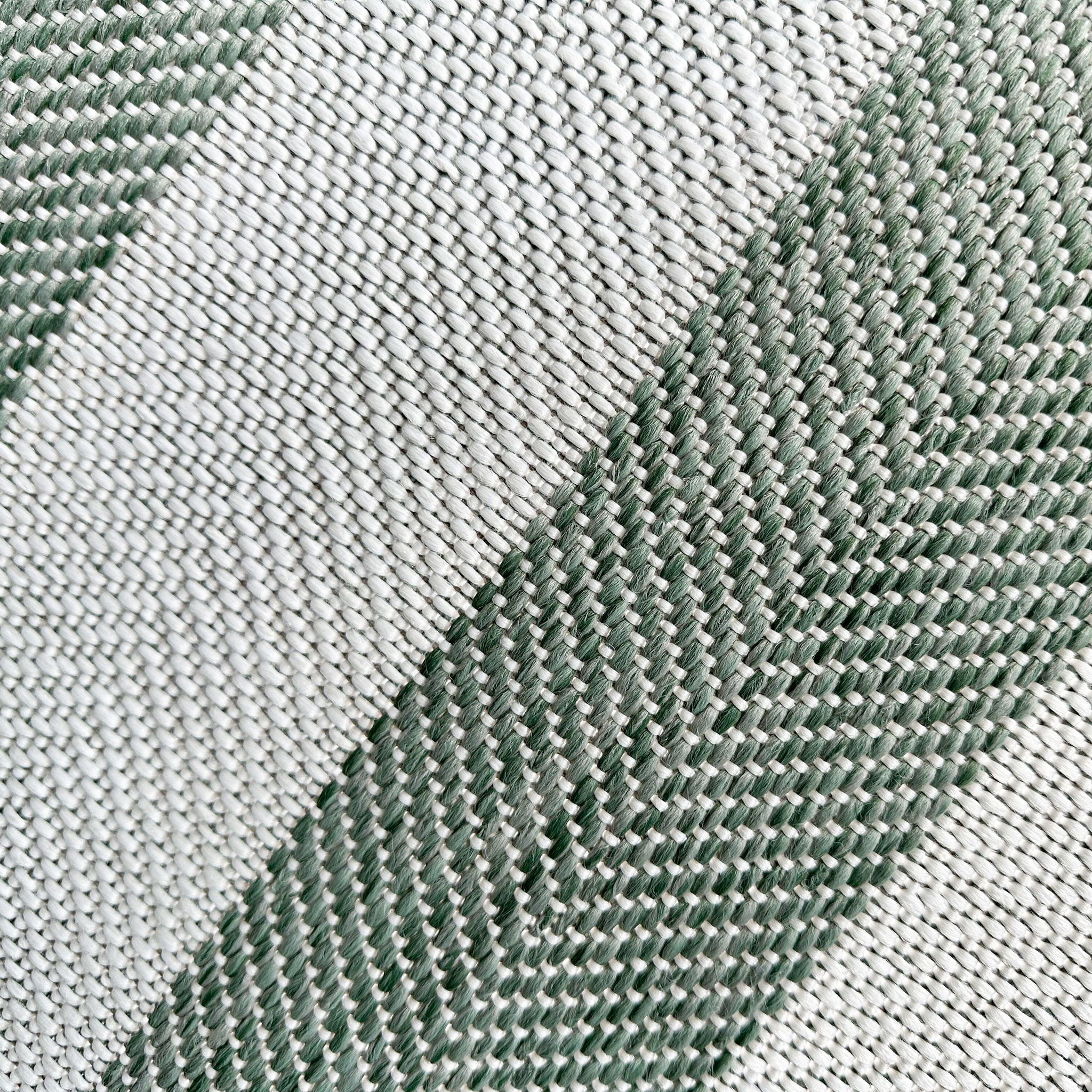 Signature Rugs Coast Outdoor Stripe Rug - 200 x 290 cm, Green/White