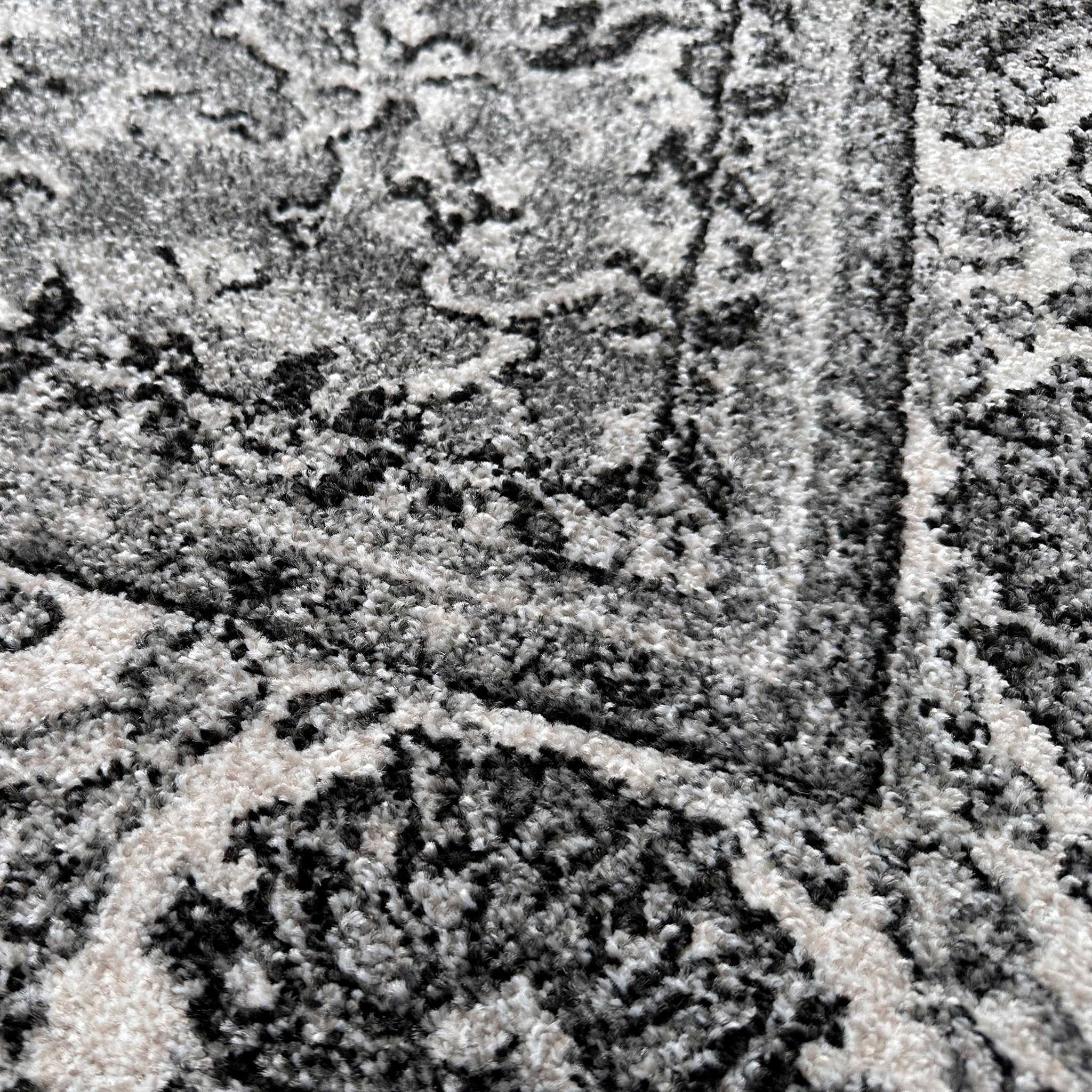 Signature Rugs Otto Persian Border Rug - 160 x 230 cm, Grey