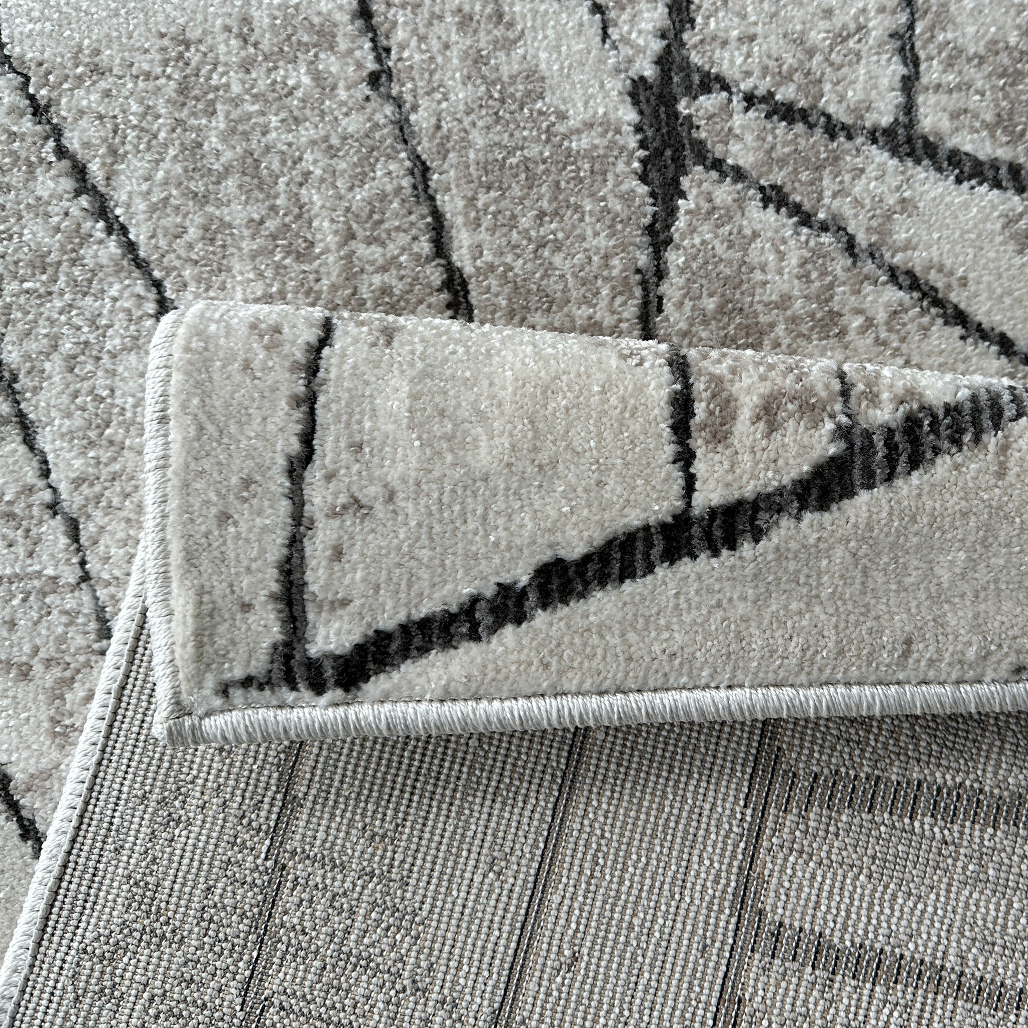 Signature Rugs Sandstone Geometric Rug - 200 x 290 cm, Beige/Brown