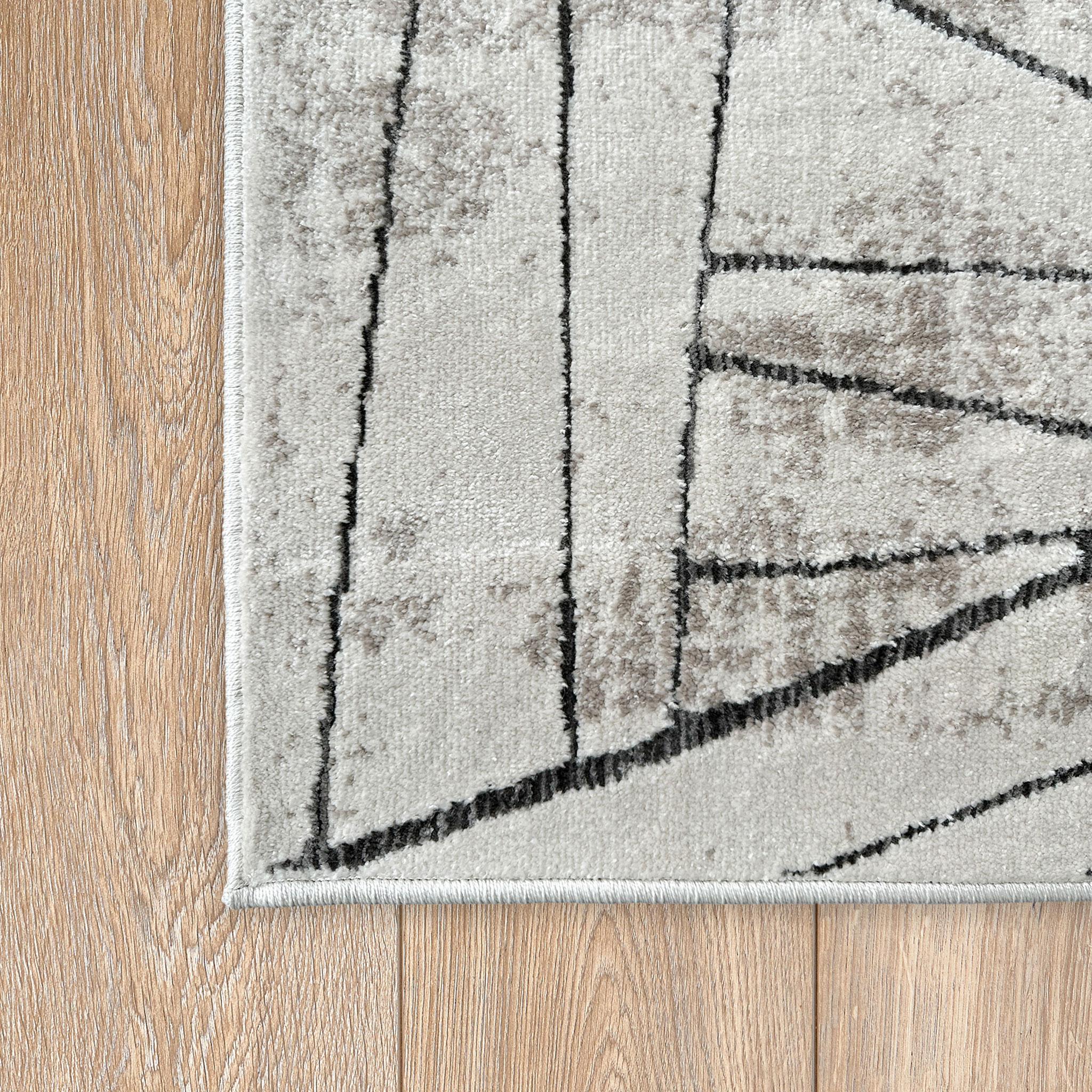 Signature Rugs Sandstone Geometric Rug - 200 x 290 cm, Beige/Brown