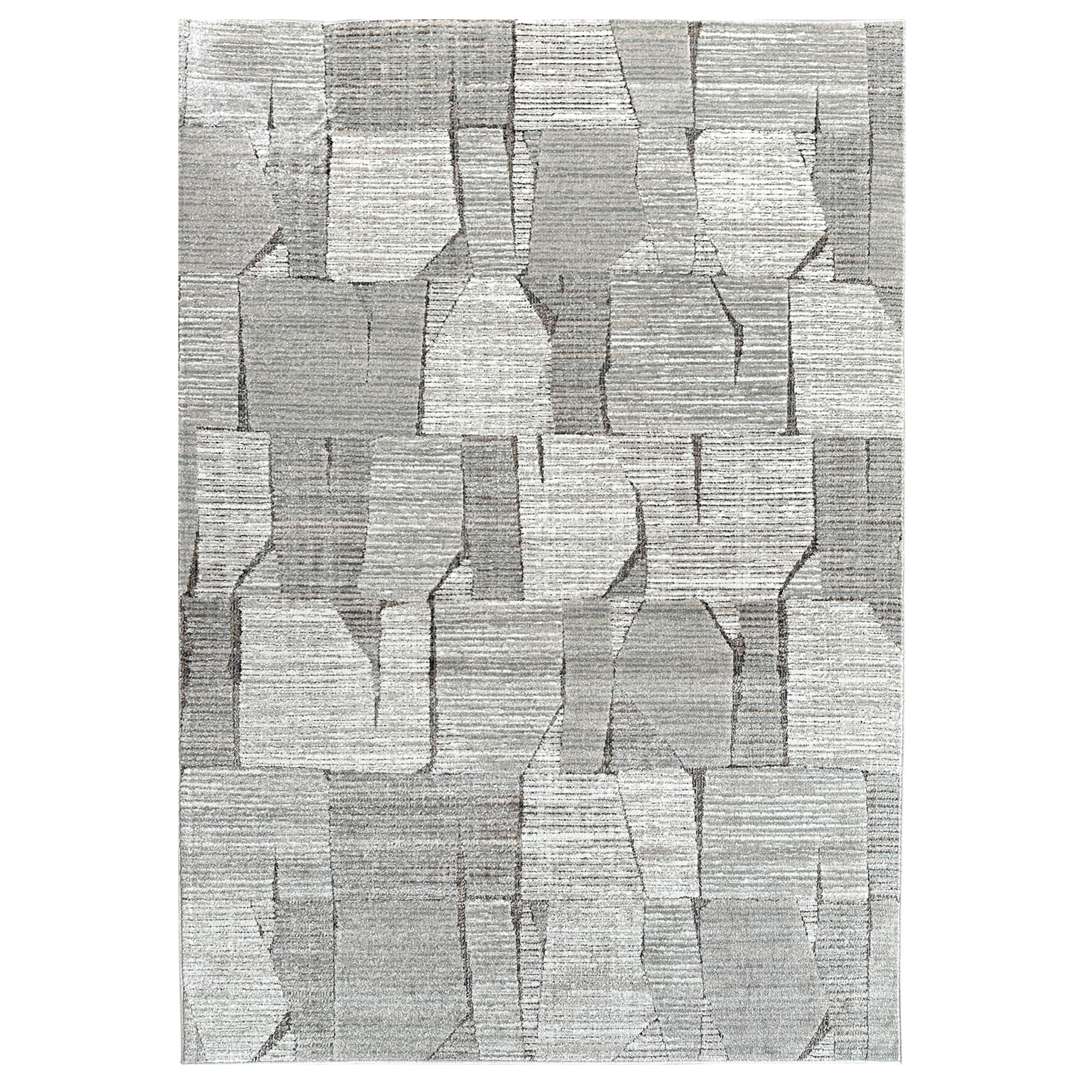 Signature Rugs Sandstone Inlay Rug - 200 x 290 cm, Beige/Brown