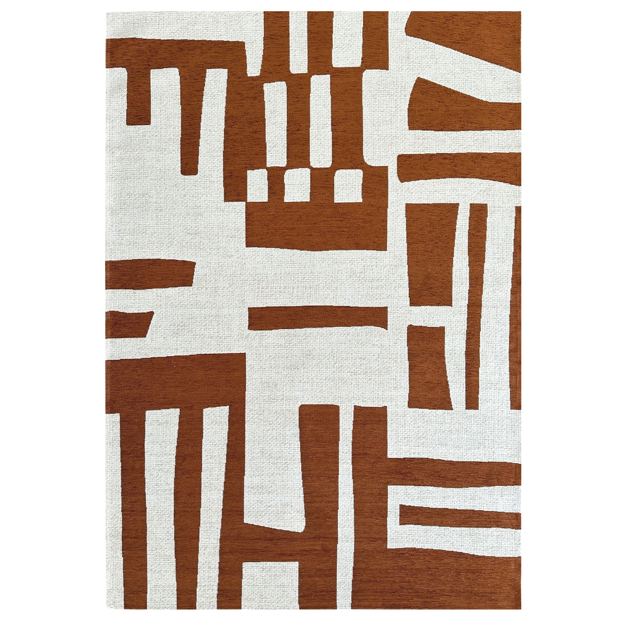 Signature Rugs Aubrey Pintar Rug - 155 x 230 cm, Copper/White