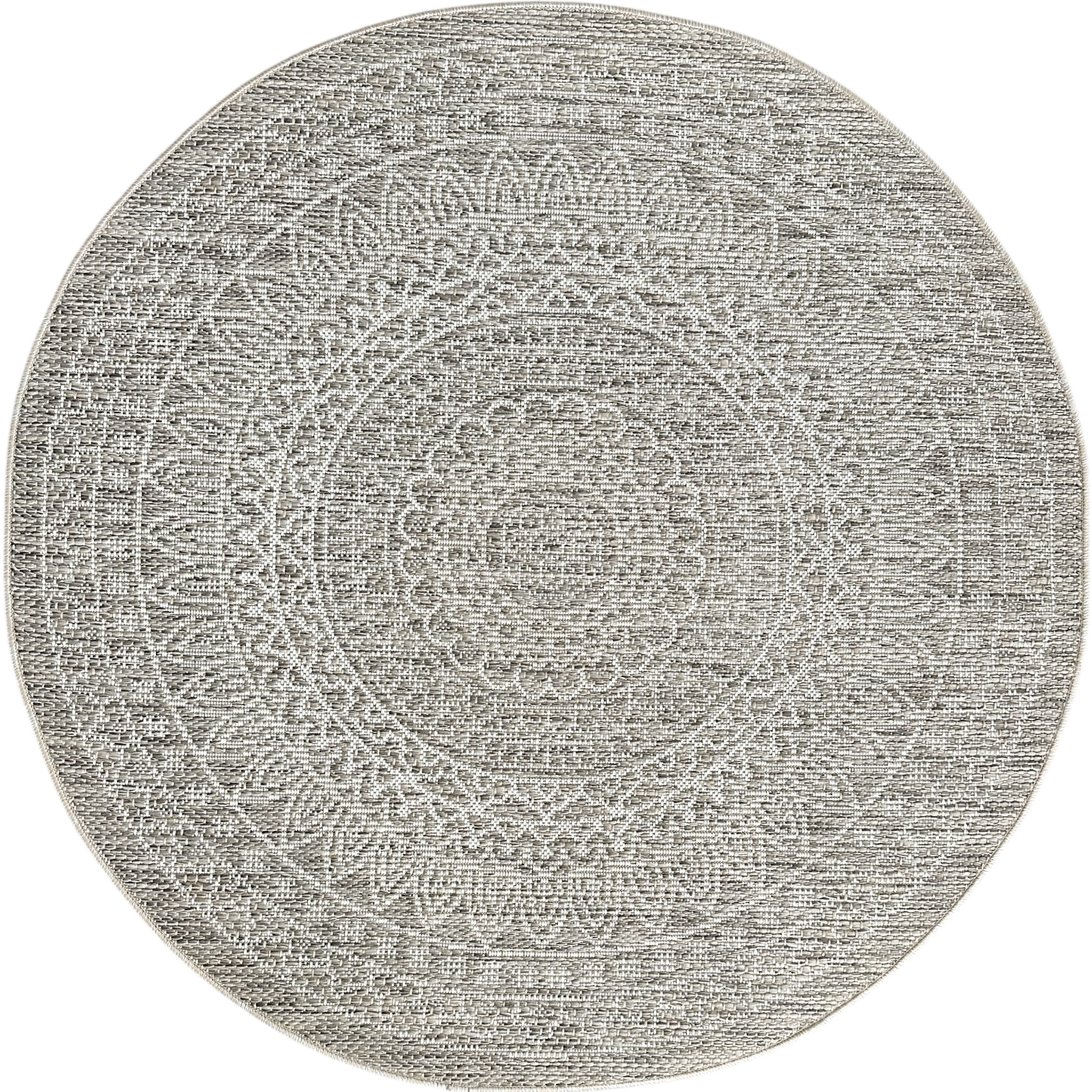 Signature Rugs Porto Loom Round Rug - 200 cm, Taupe
