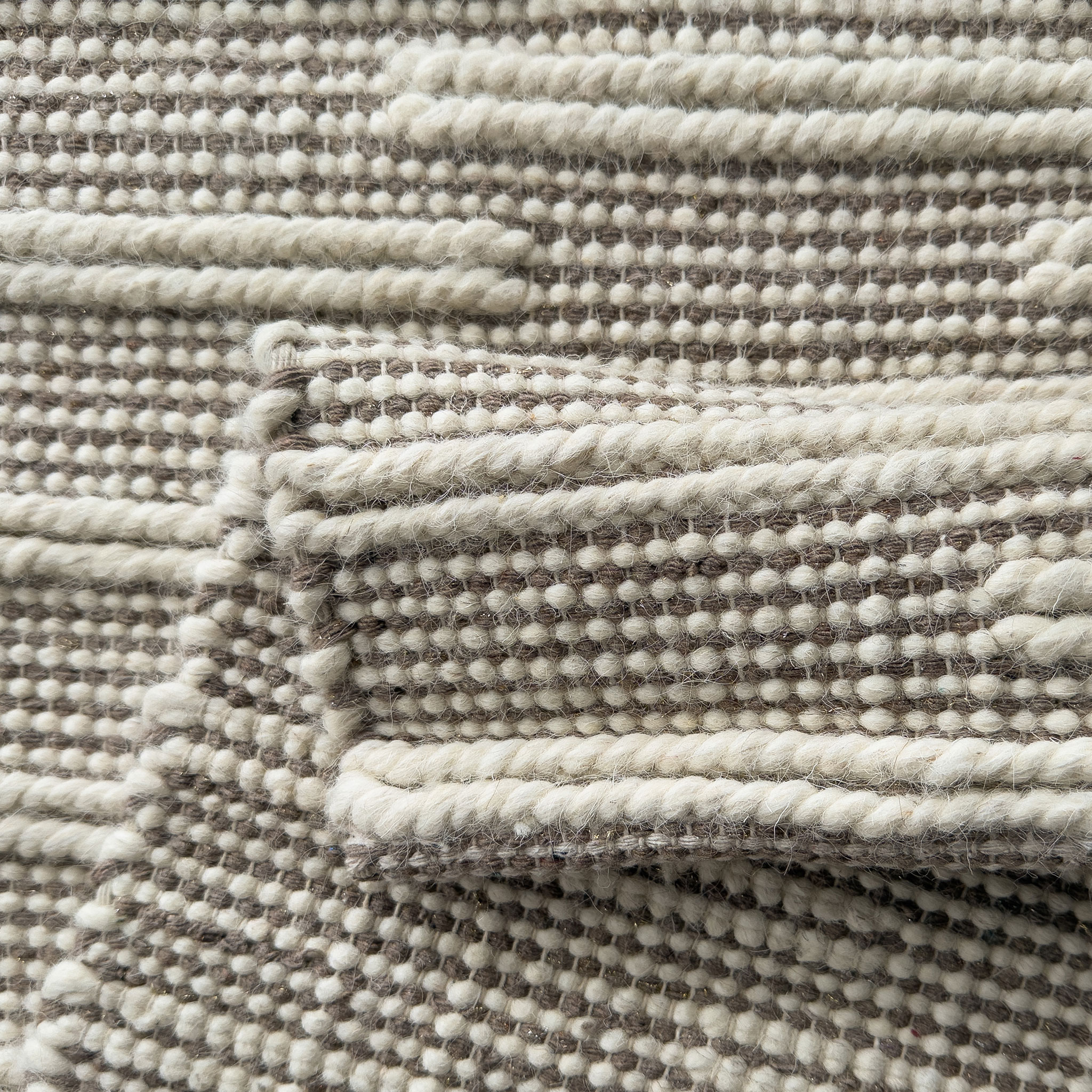 Signature Rugs Ridge Rug - 160 x 230 cm, Ivory/Beige