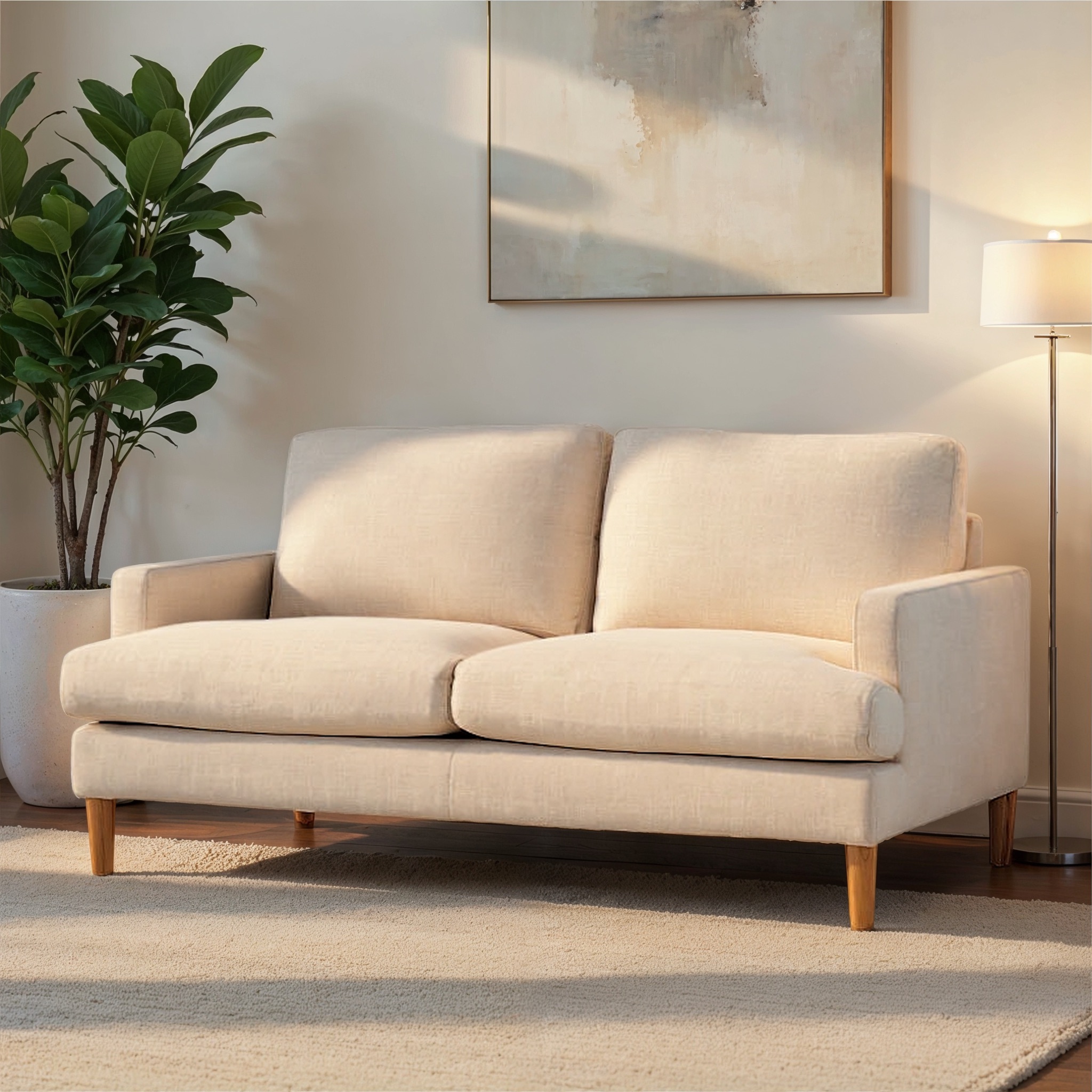 Brooklyn 2 Seater Sofa, Oatmeal