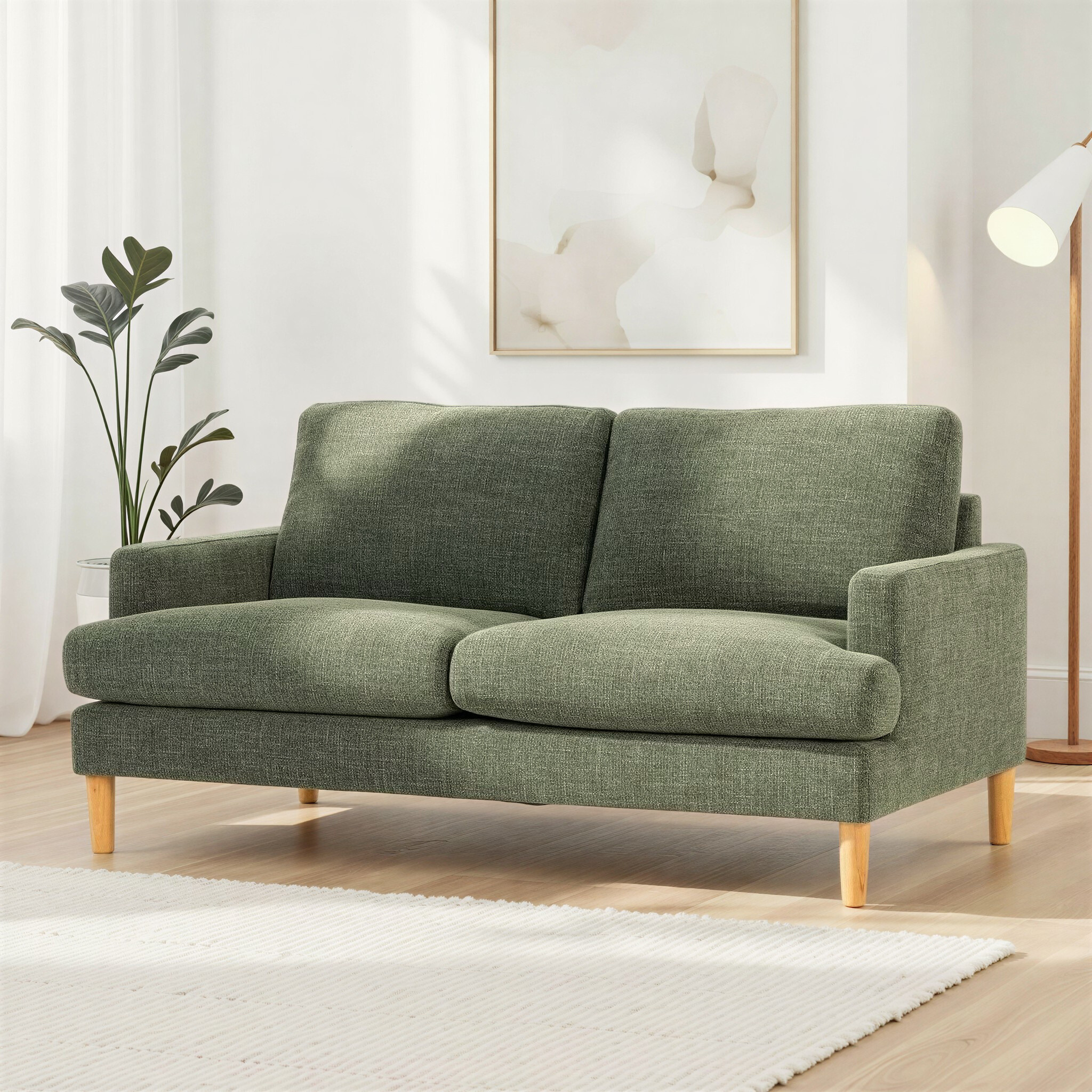 Brooklyn 2 Seater Sofa, Green