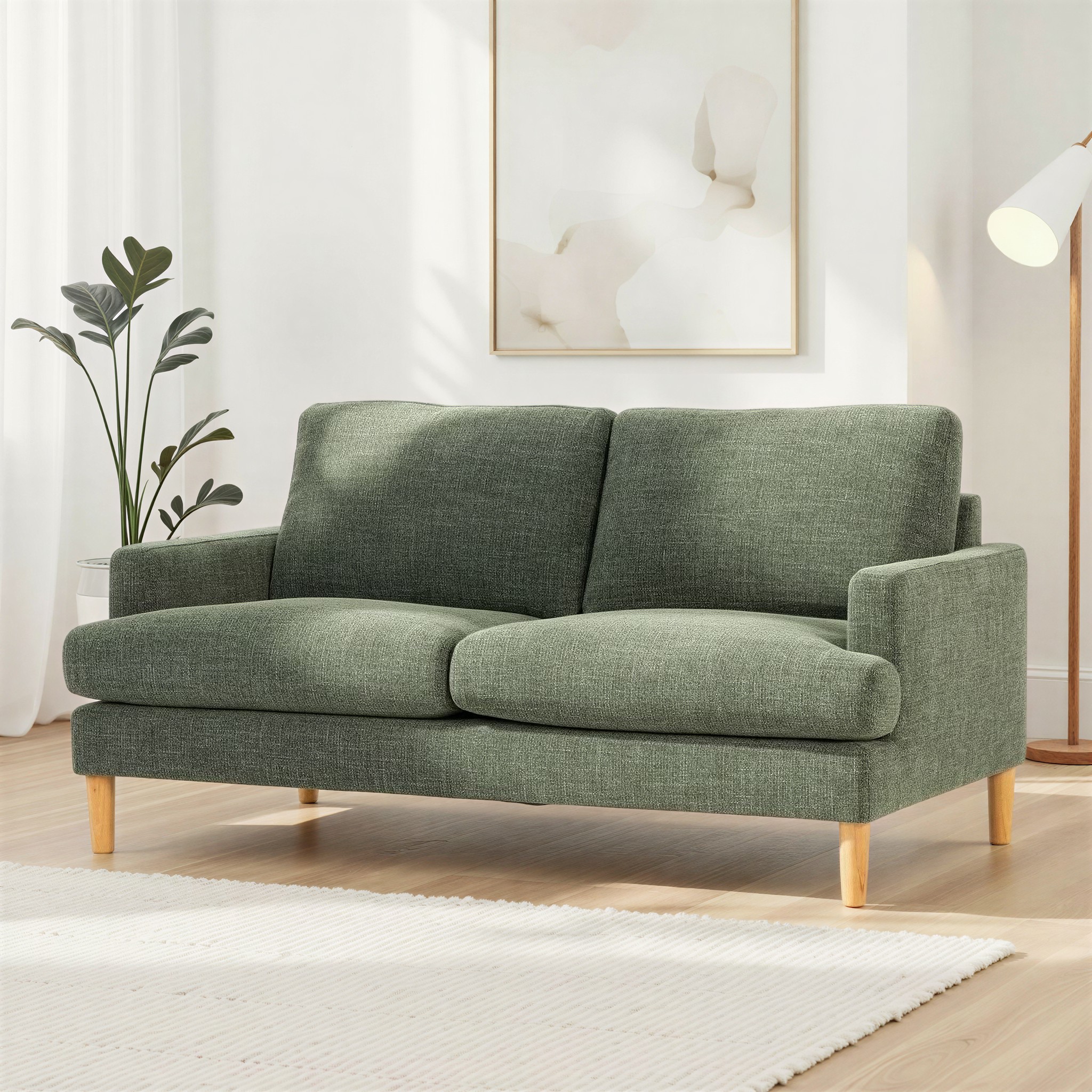 Brooklyn 2 Seater Sofa, Green