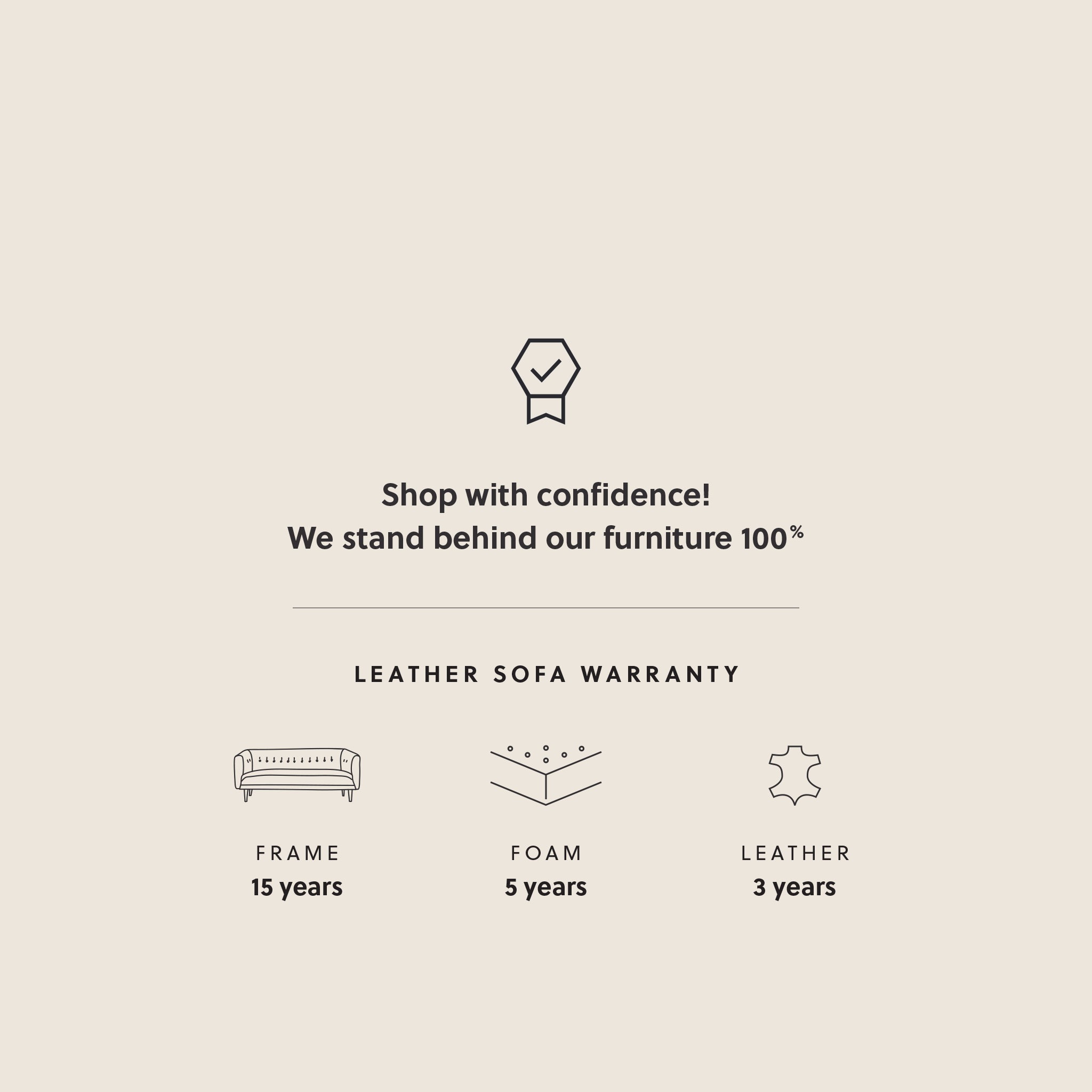 Brooklyn 2 Seater Leather Sofa, Tan