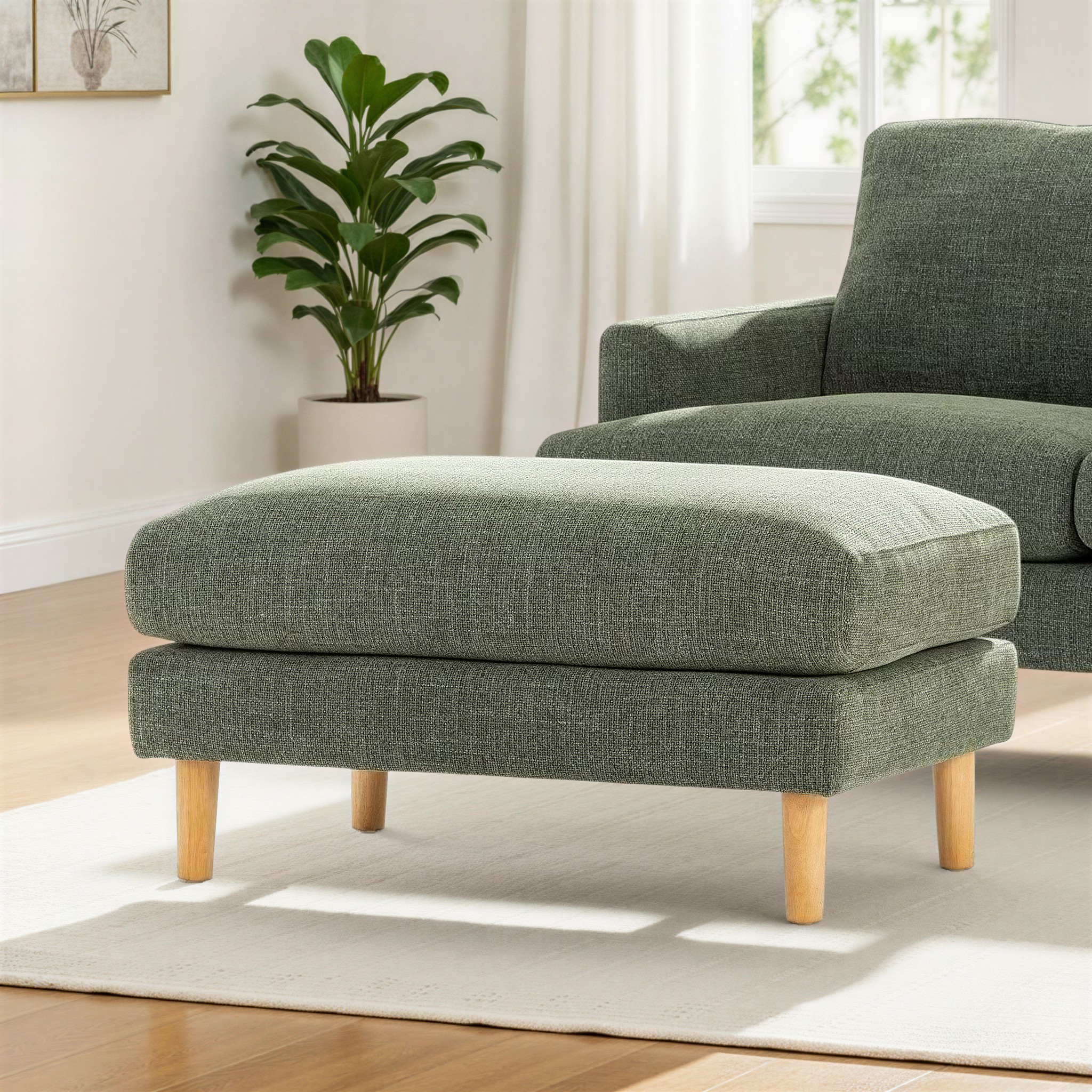 Brooklyn Ottoman, Green