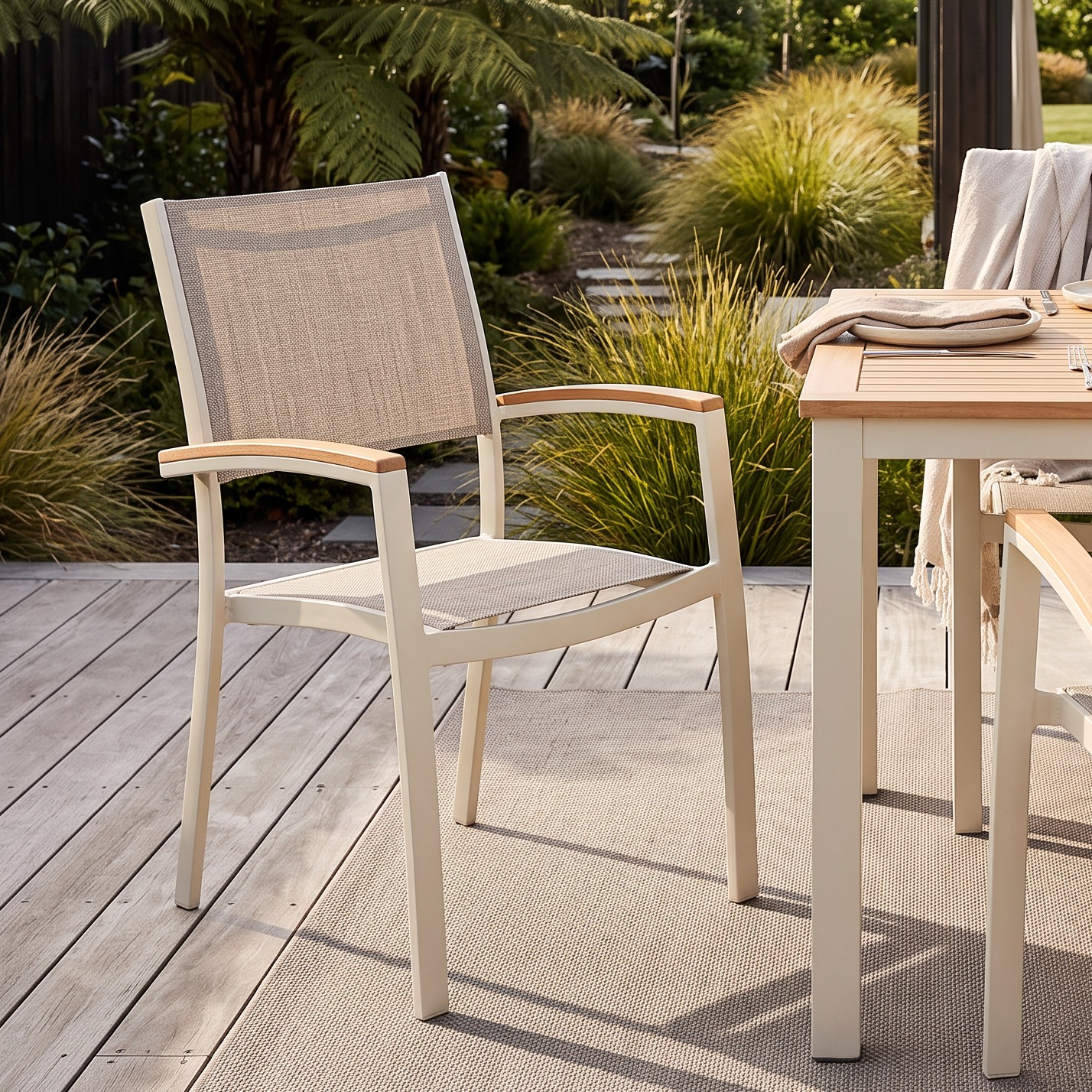 Essence Outdoor Dining Chair, Sand