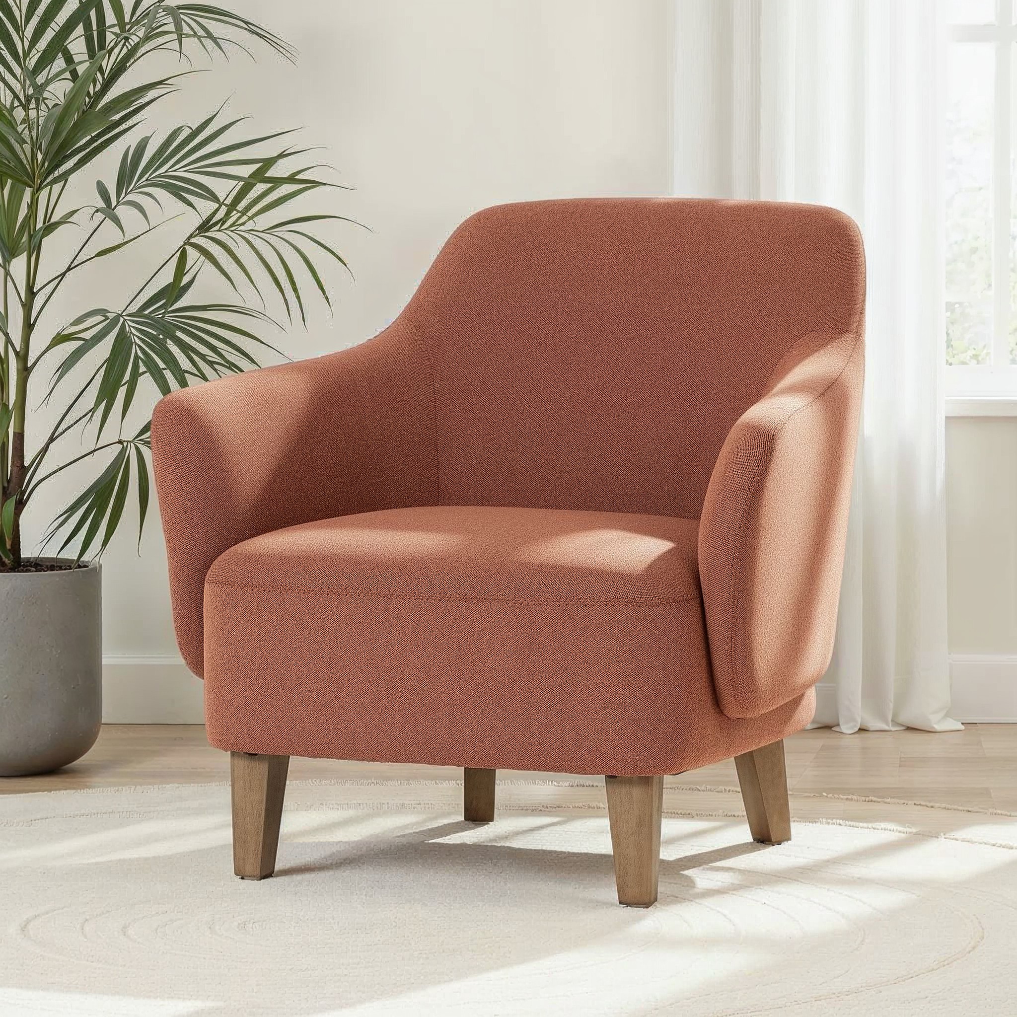 Patrick Armchair, Rust Brown