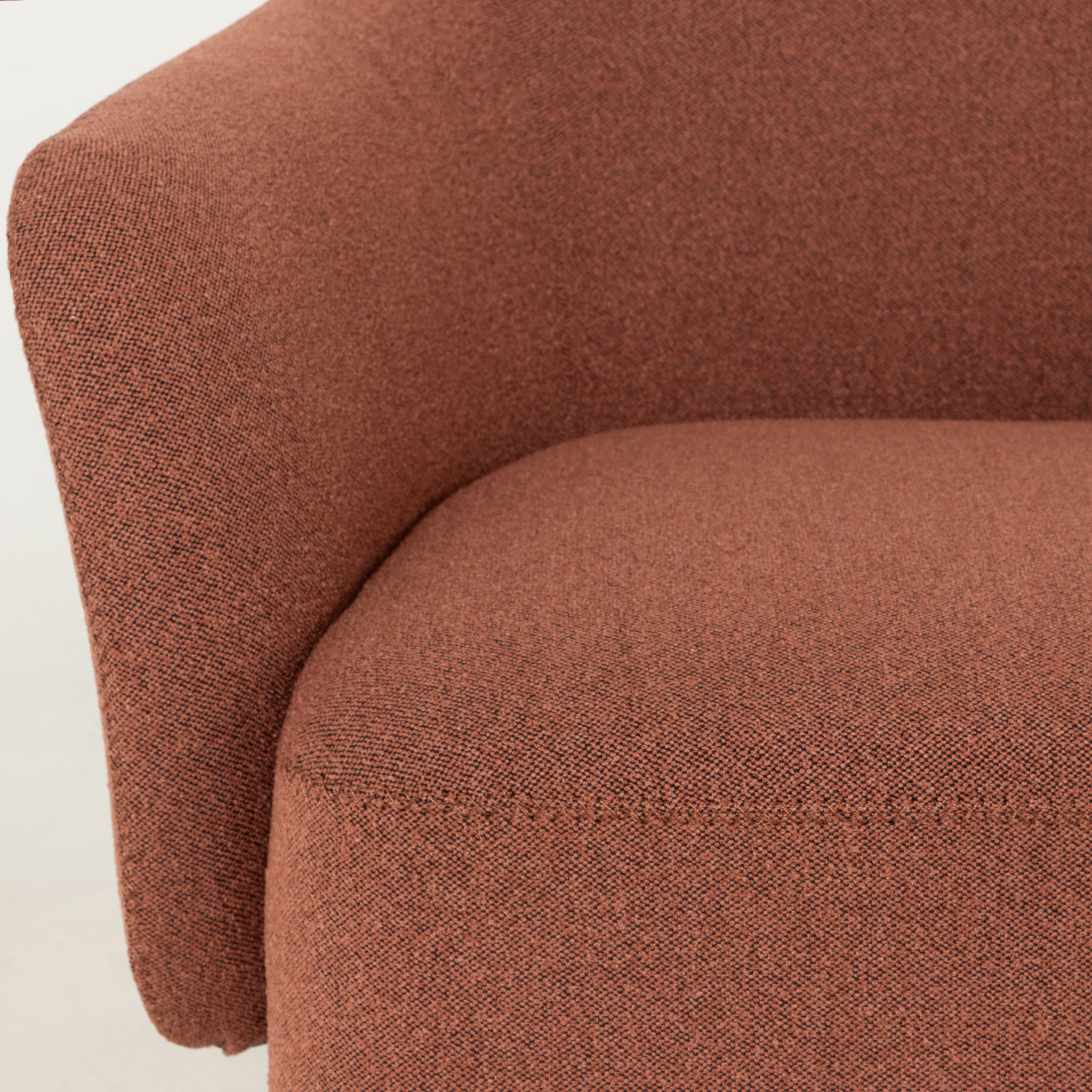Patrick Armchair, Rust Brown