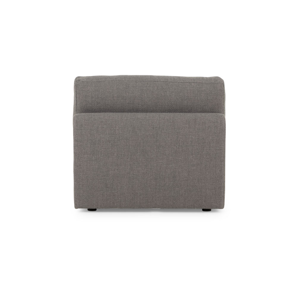 Ashleigh Modular 1.5 Armless Seater Sofa, Grey