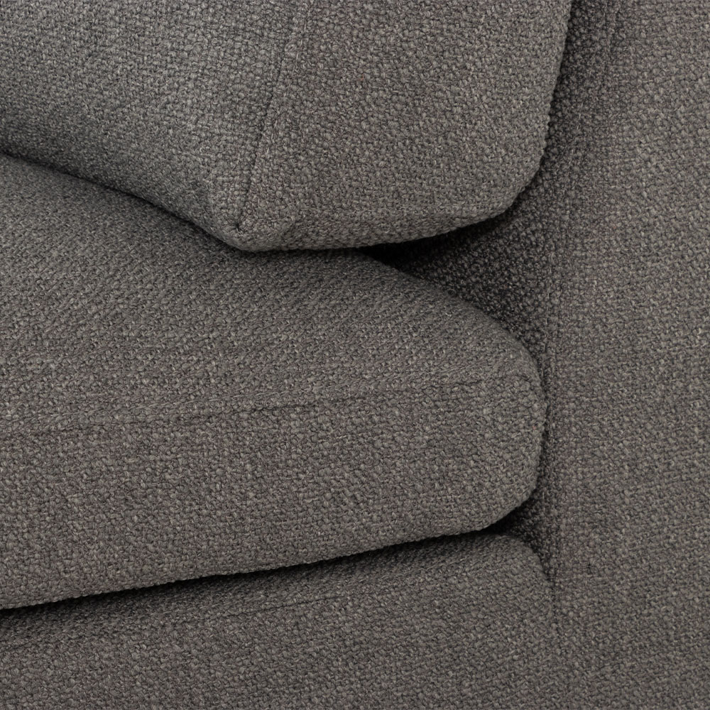 Ashleigh Modular 1.5 Armless Seater Sofa, Grey