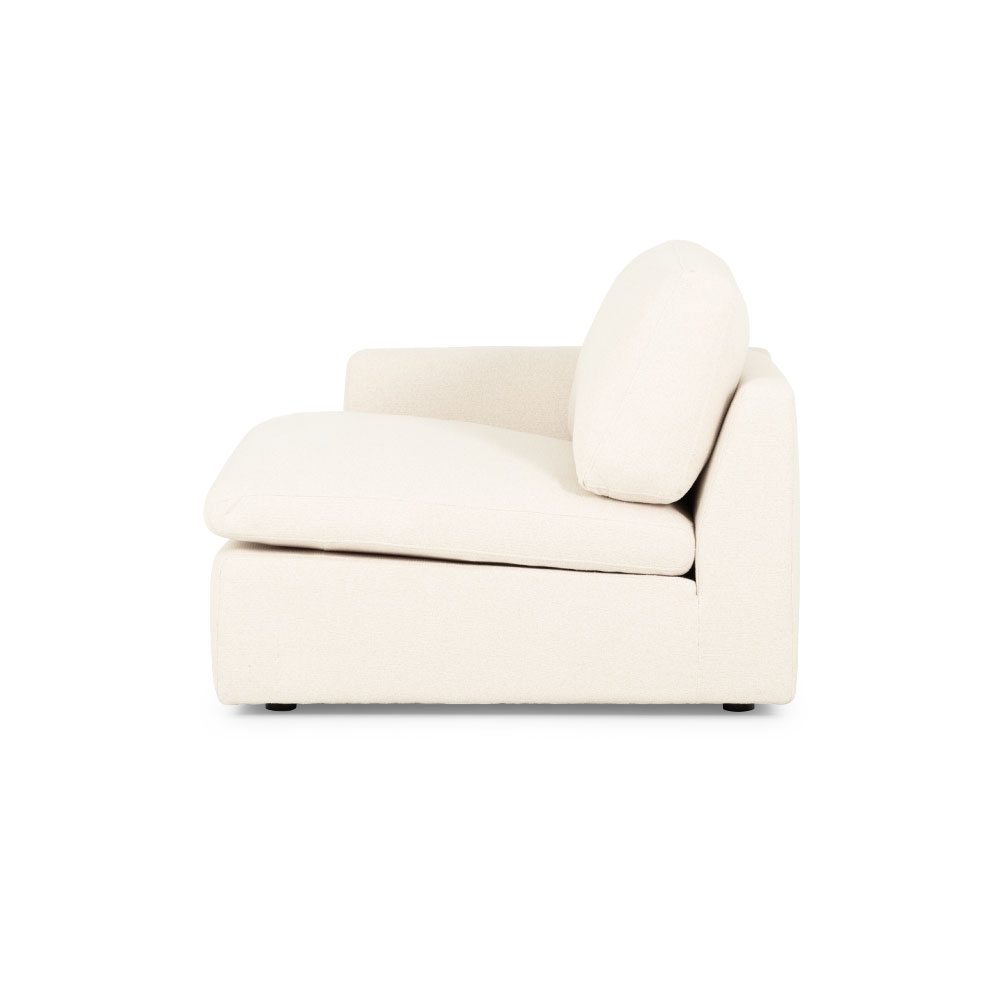 Ashleigh Modular 1.5 Seater Left Hand Facing Sofa, Cream