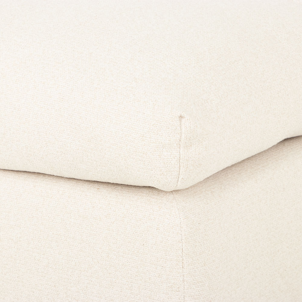Ashleigh Modular Ottoman, Cream