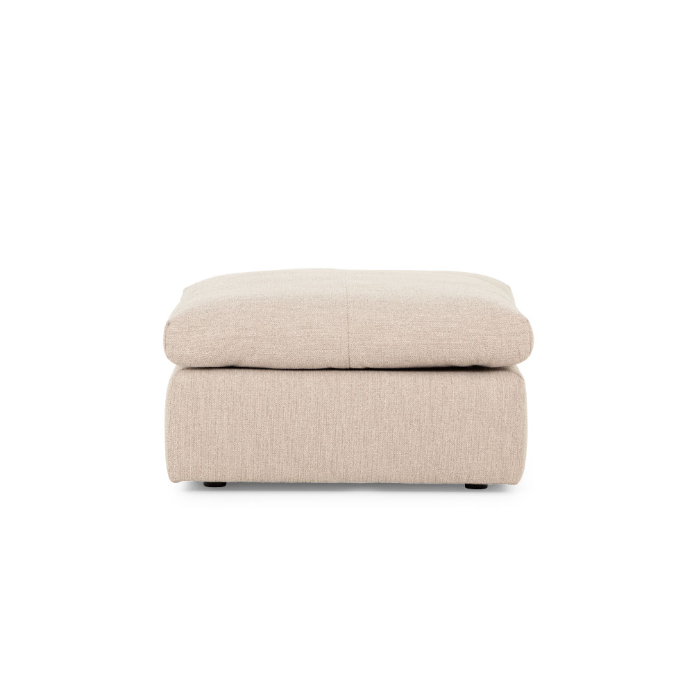 Ashleigh Modular Ottoman, Taupe