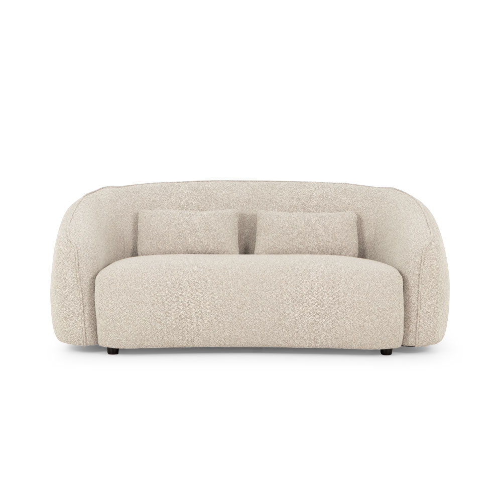 Avana 2 Seater Sofa, Light Grey