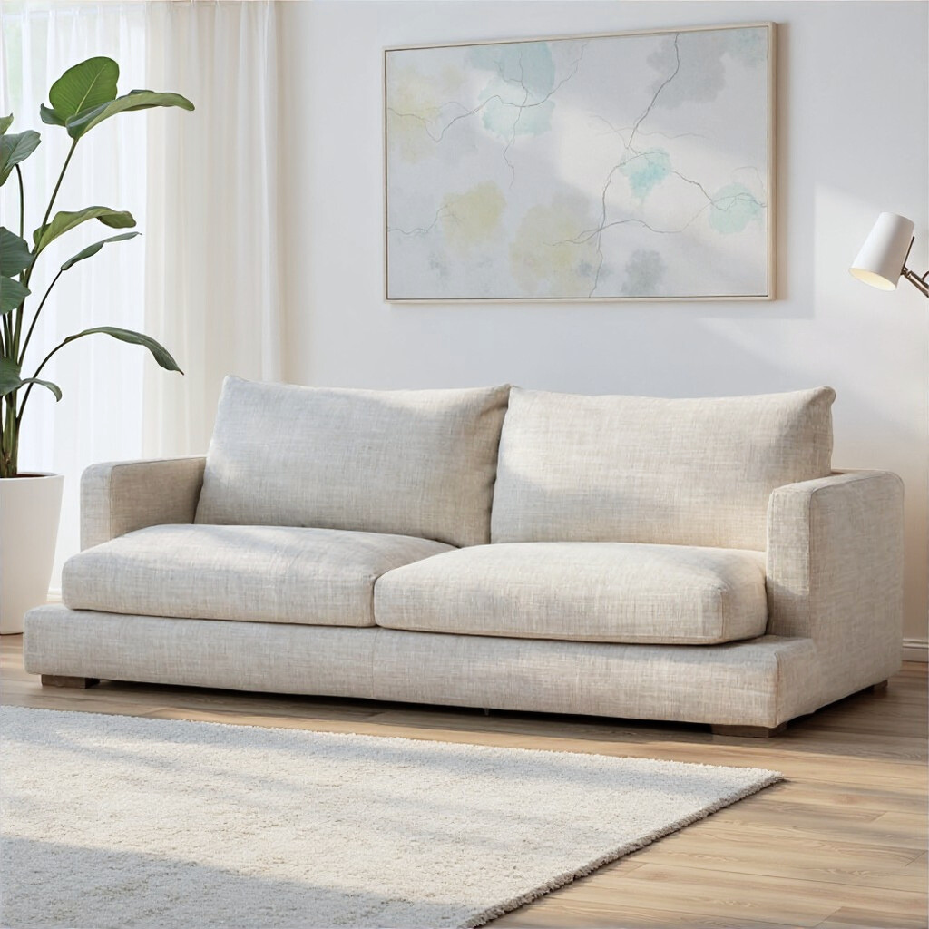 Stellar 3 Seater Sofa, Natural