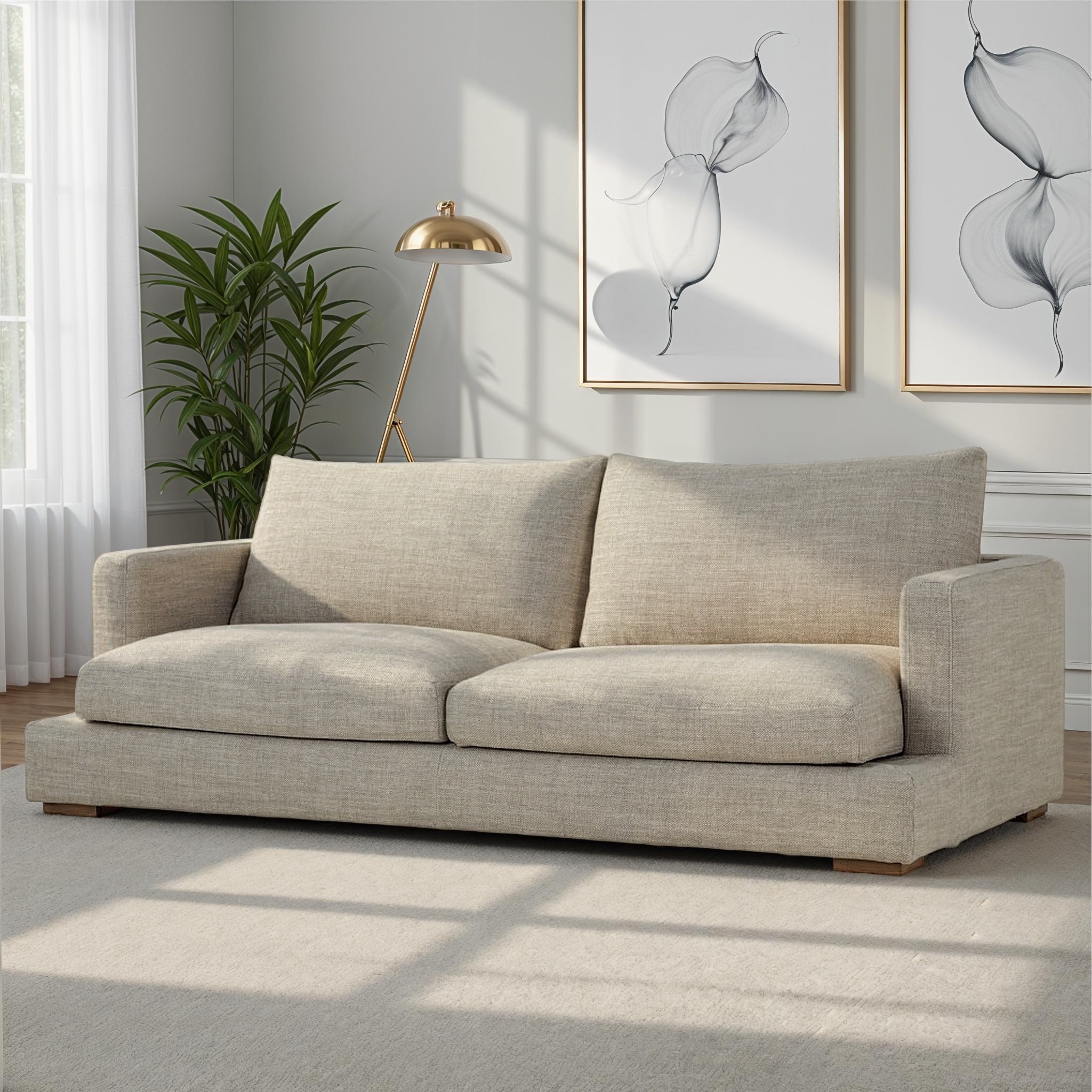Stellar 3 Seater Sofa, Light Grey