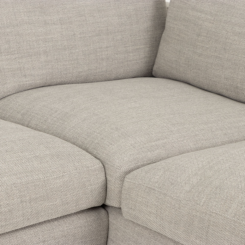 Stellar Right Hand Facing Chaise Sofa, Light Grey