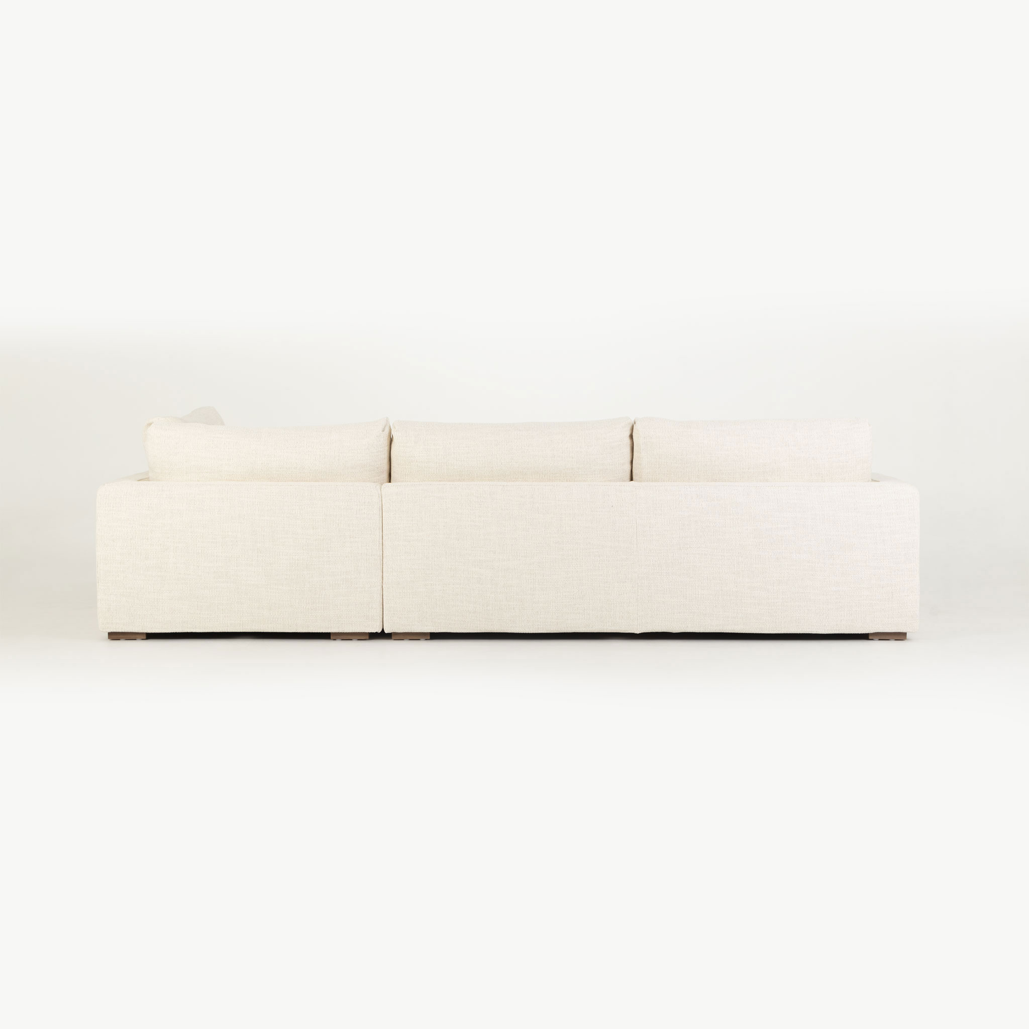 Stellar Right Hand Facing Chaise Sofa, Ivory