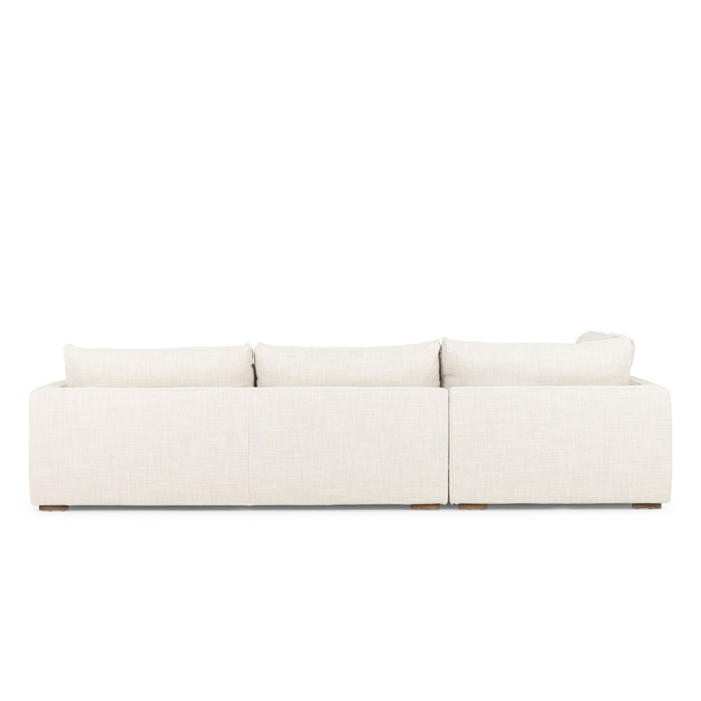 Stellar Left Hand Facing Chaise Sofa, Natural