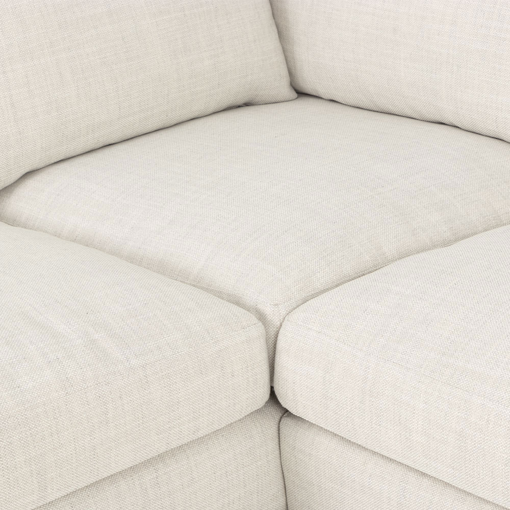 Stellar Left Hand Facing Chaise Sofa, Natural