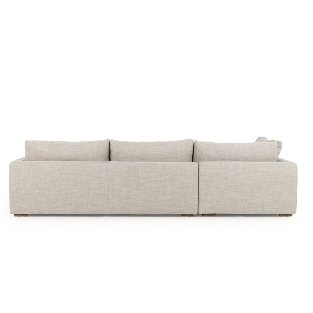 Stellar Left Hand Facing Chaise Sofa, Light Grey