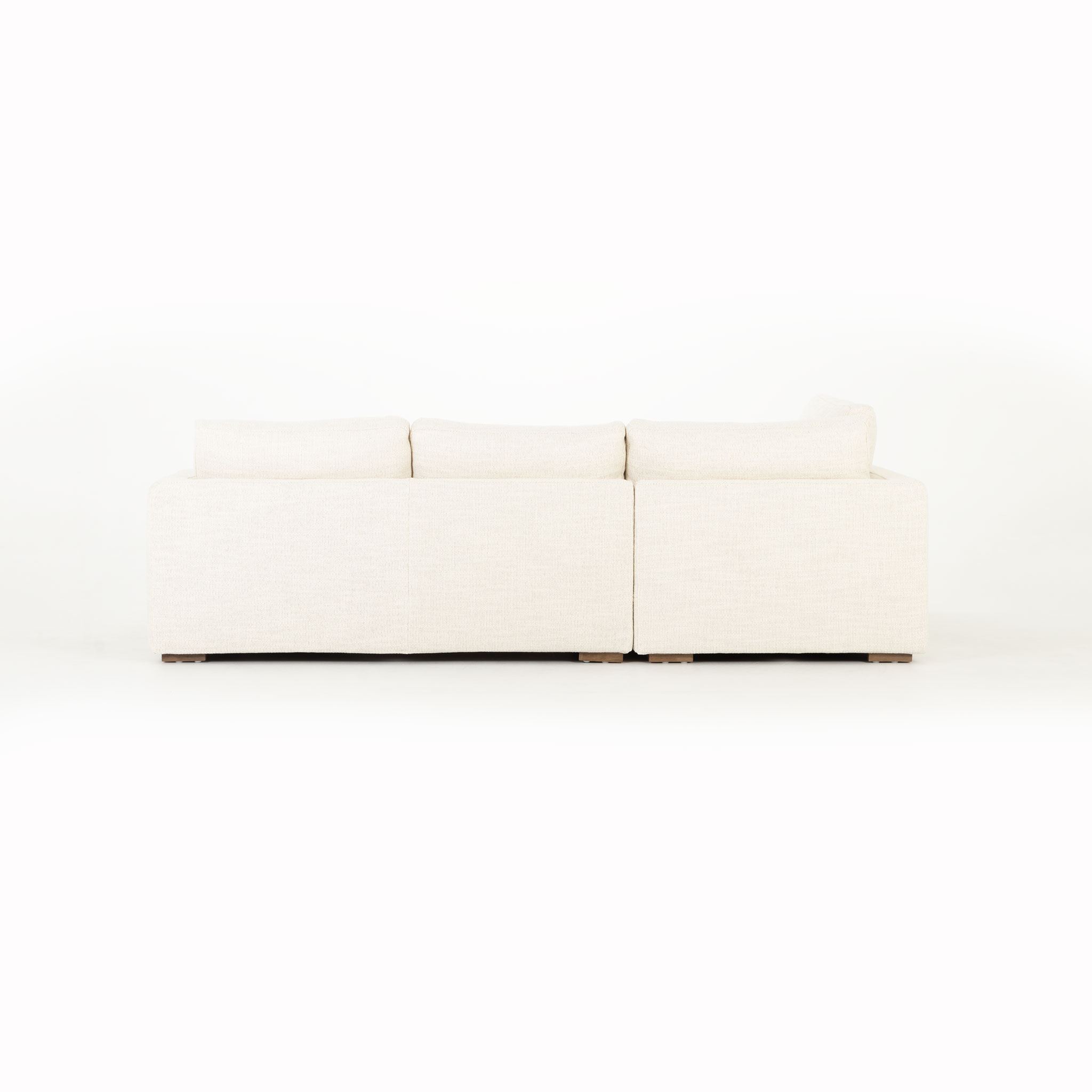 Verona Left Hand Facing Chaise Sofa, Ivory