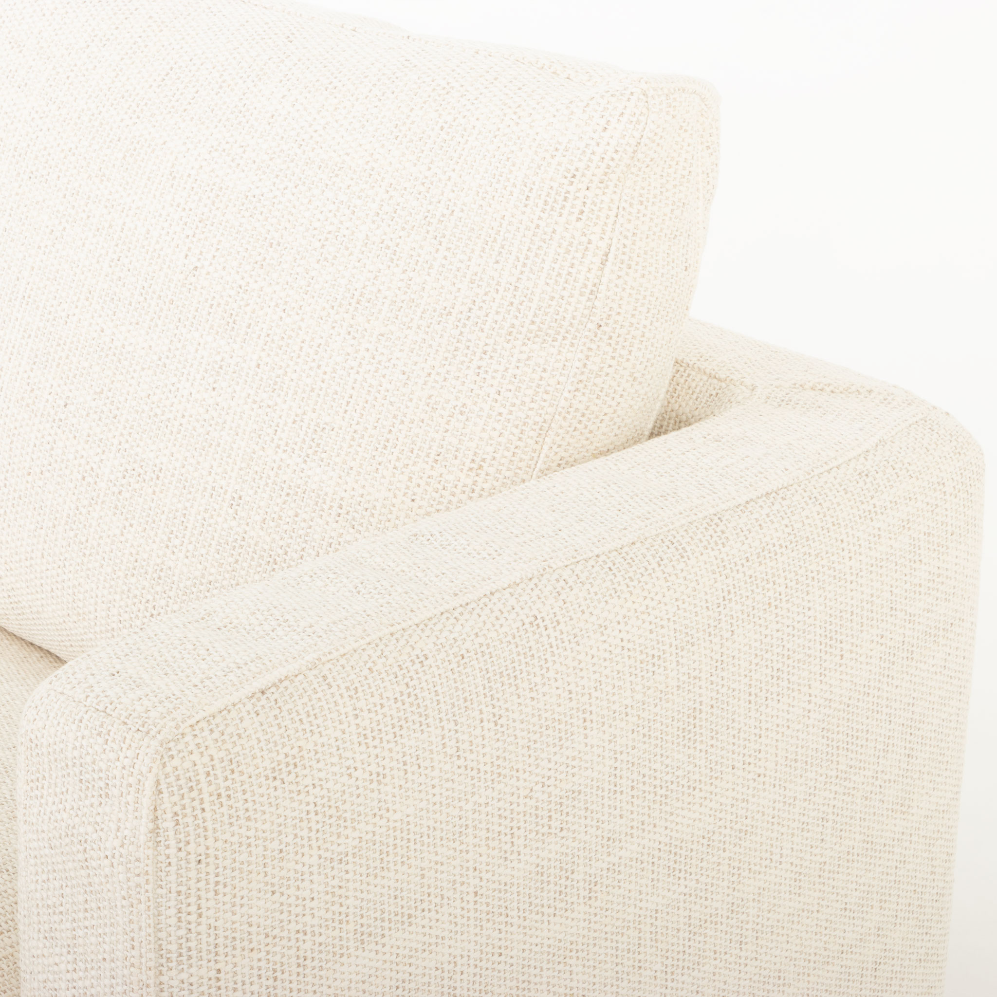 Verona Left Hand Facing Chaise Sofa, Ivory