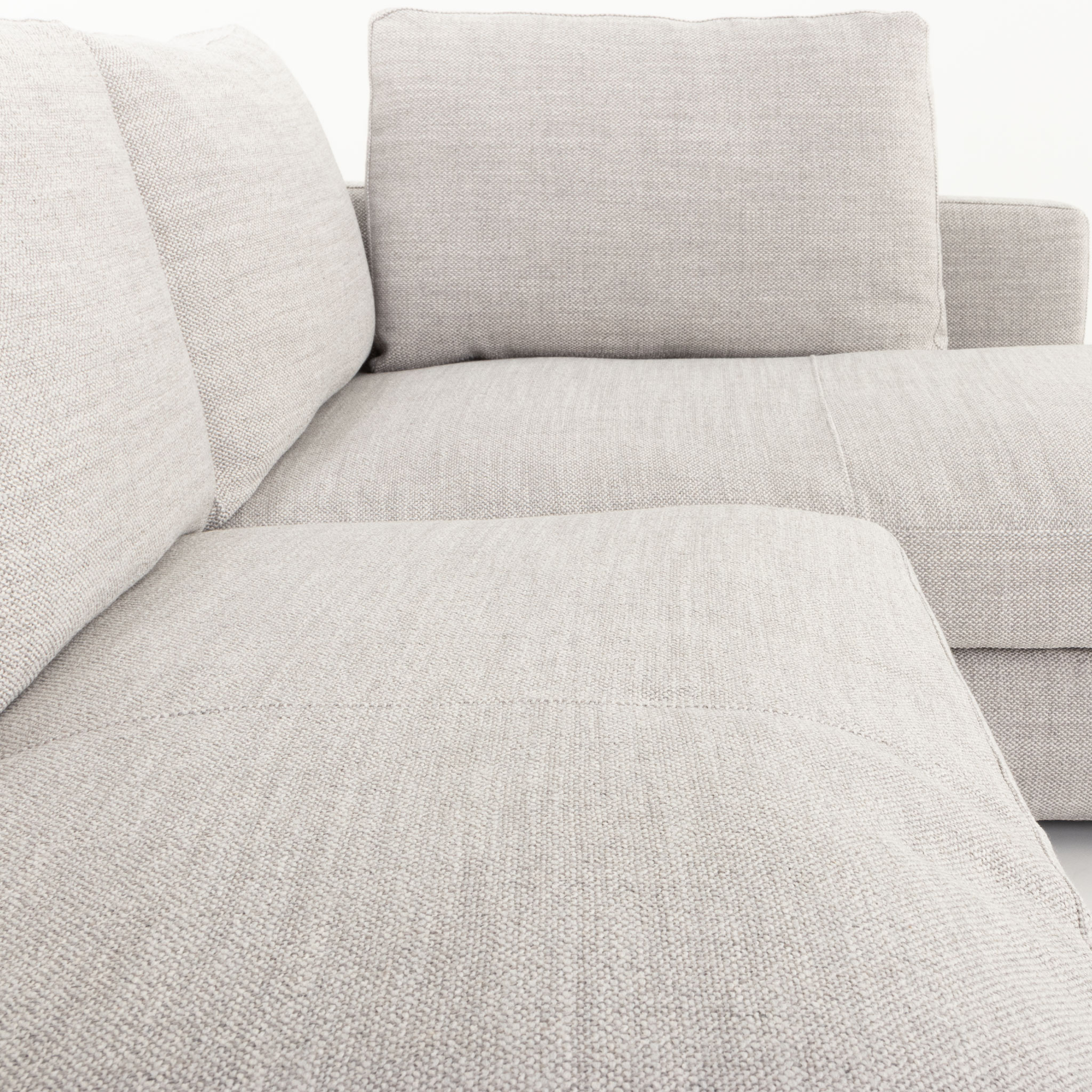 Verona Right Hand Facing Chaise Sofa, Grey