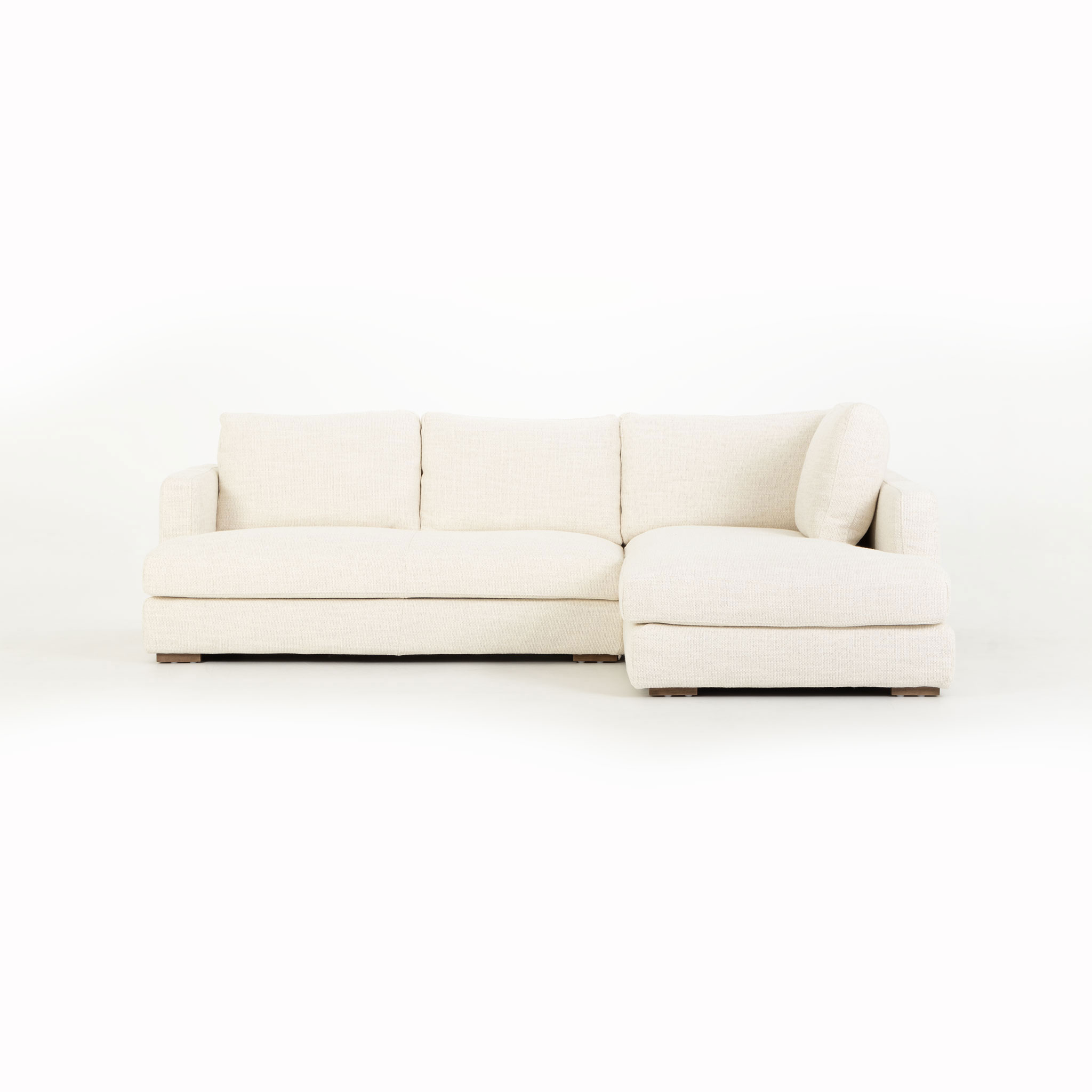 Verona Right Hand Facing Chaise Sofa, Ivory