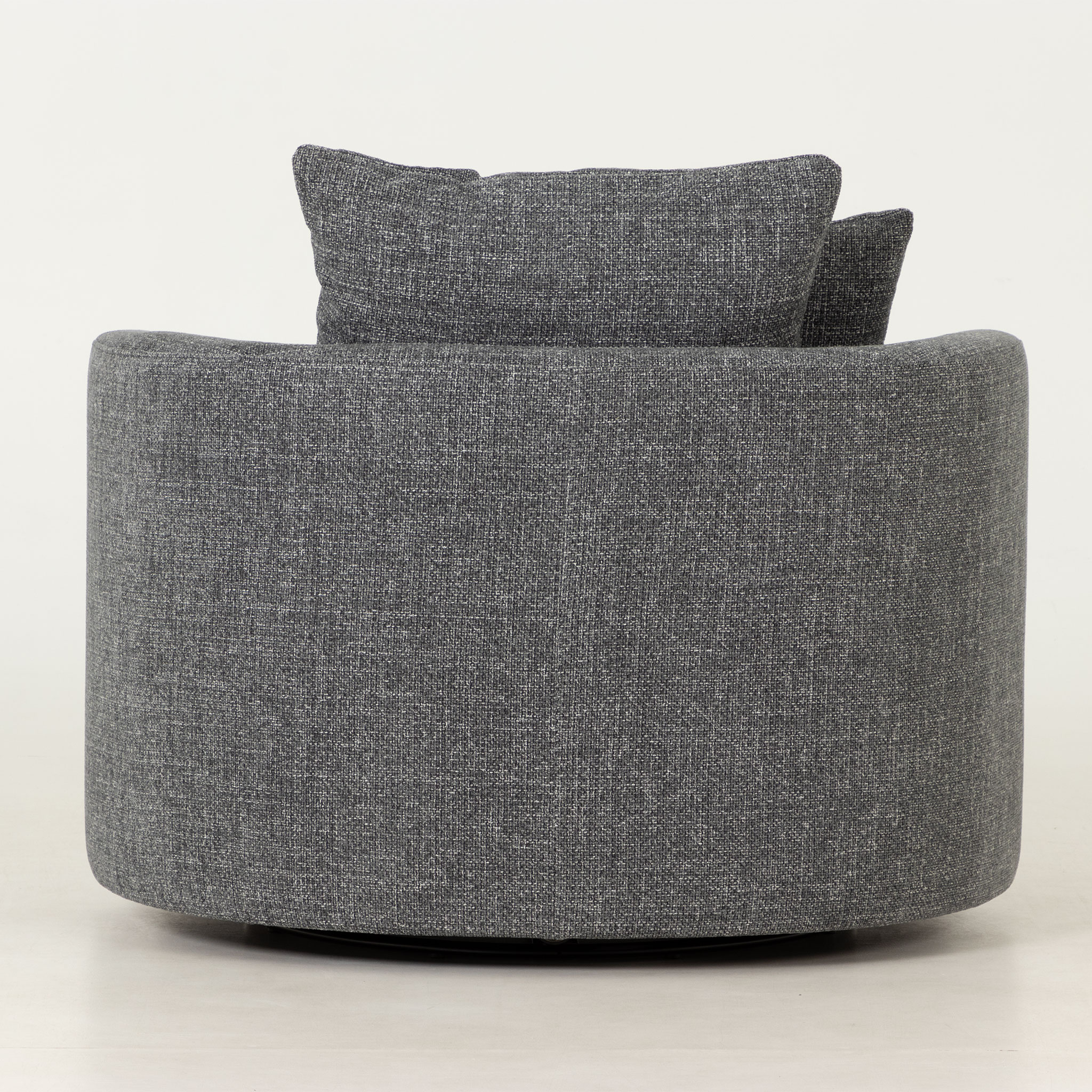 McKenna Swivel Chair, Charcoal