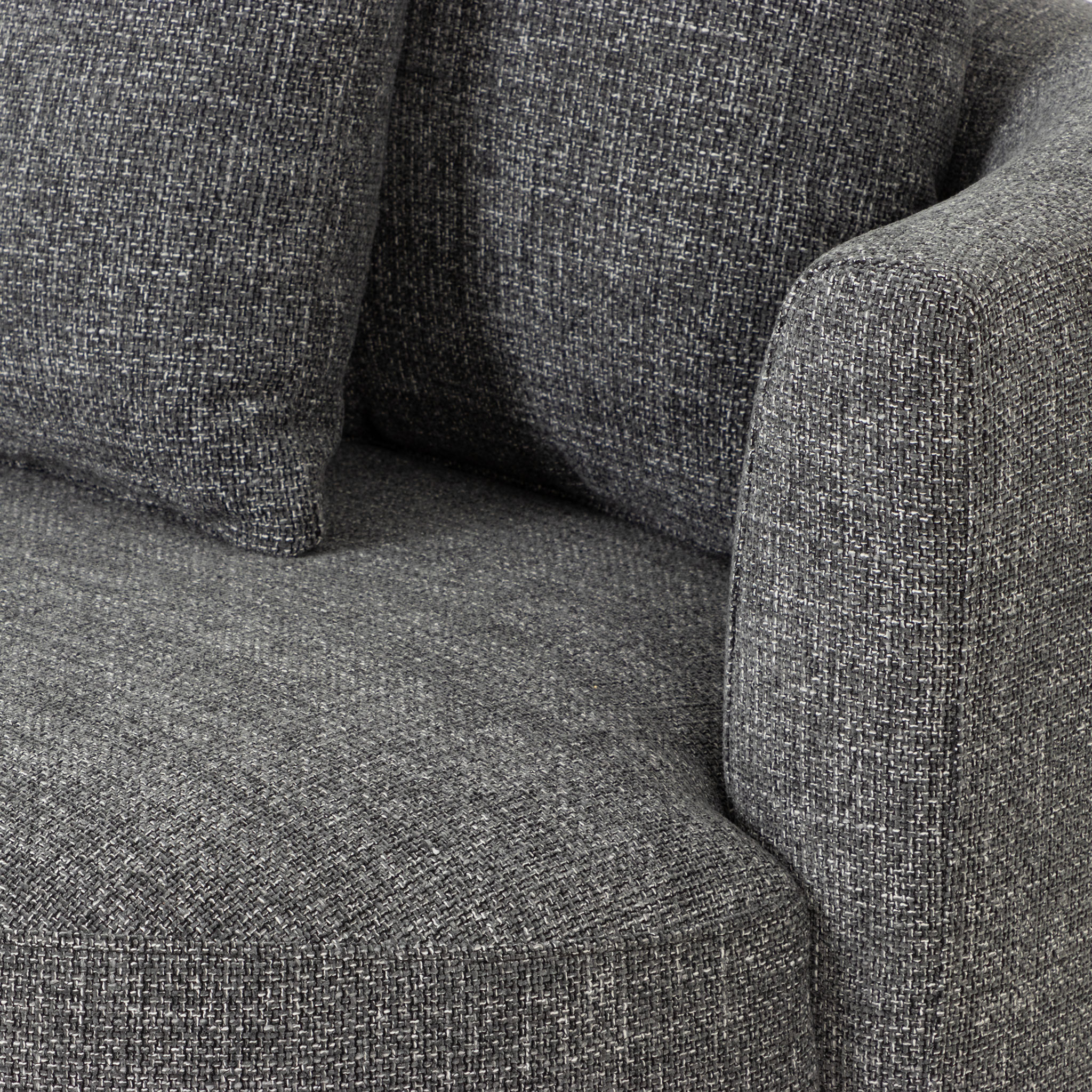 McKenna Swivel Chair, Charcoal