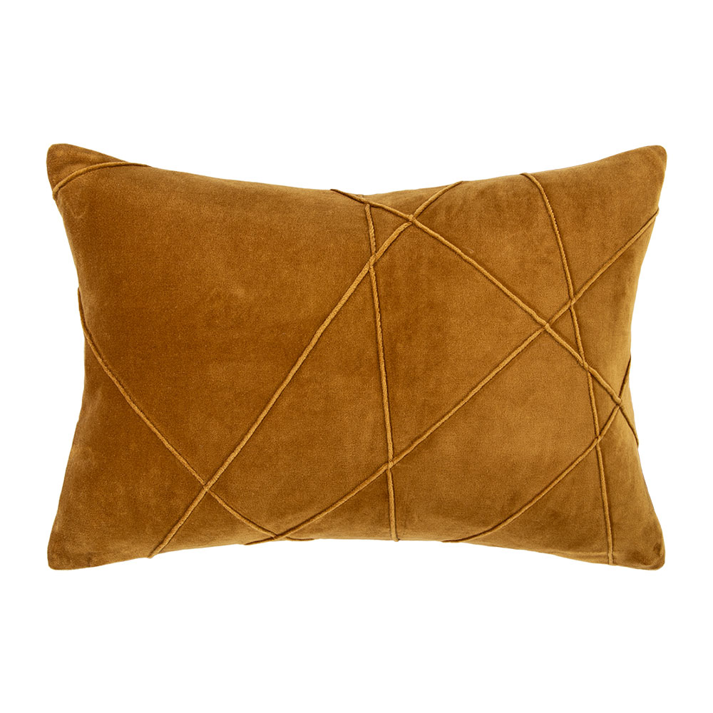 Ollo Alba Cushion - Feather Inner, Toffee