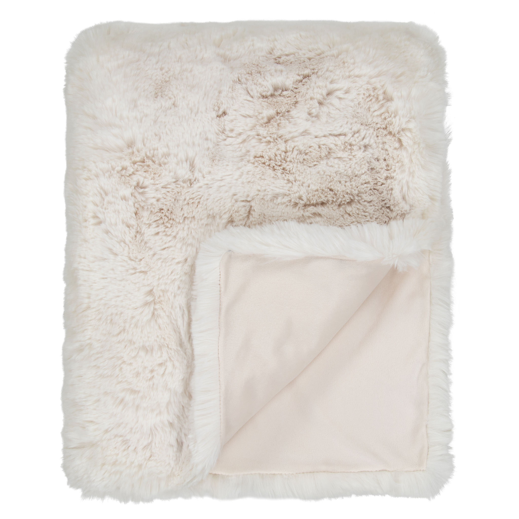 Ollo Pelage Throw, Ivory