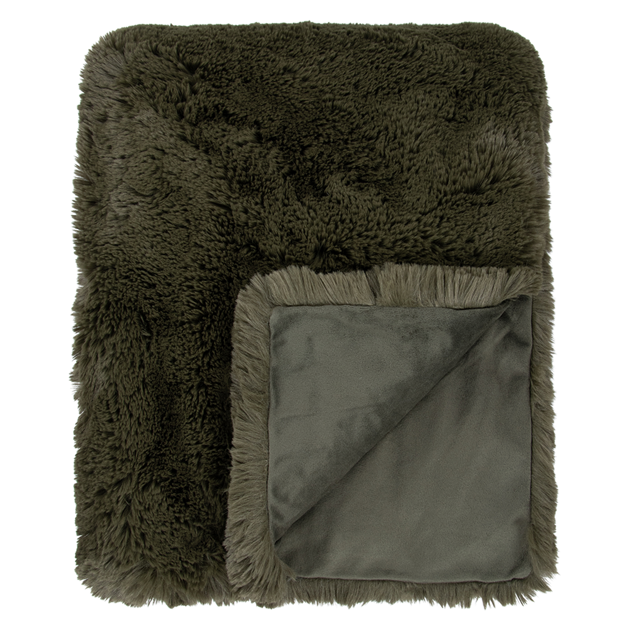 Ollo Pelage Throw, Olive
