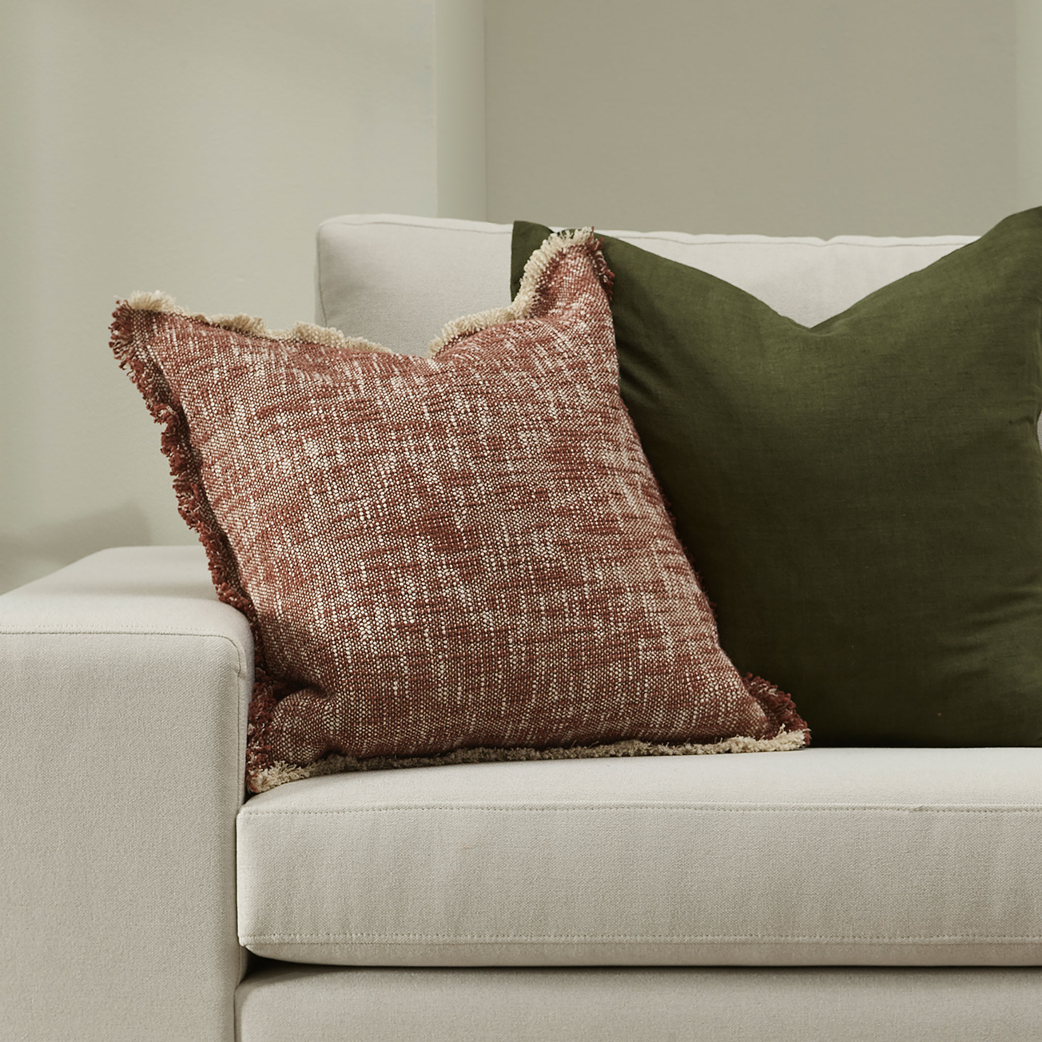 Ollo Arezzo Cushion - Feather Inner, Desert