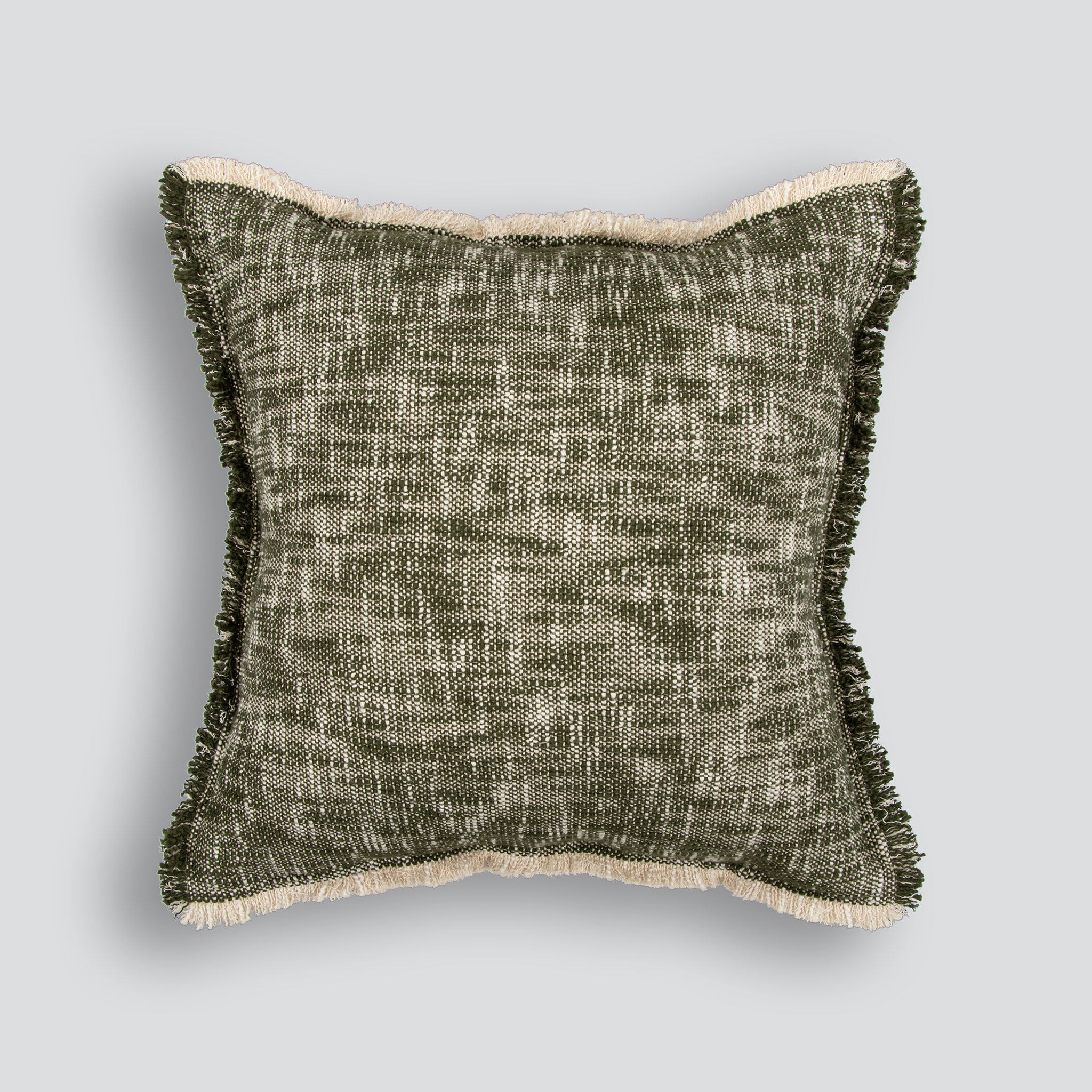 Ollo Arezzo Cushion - Feather Inner, Olive