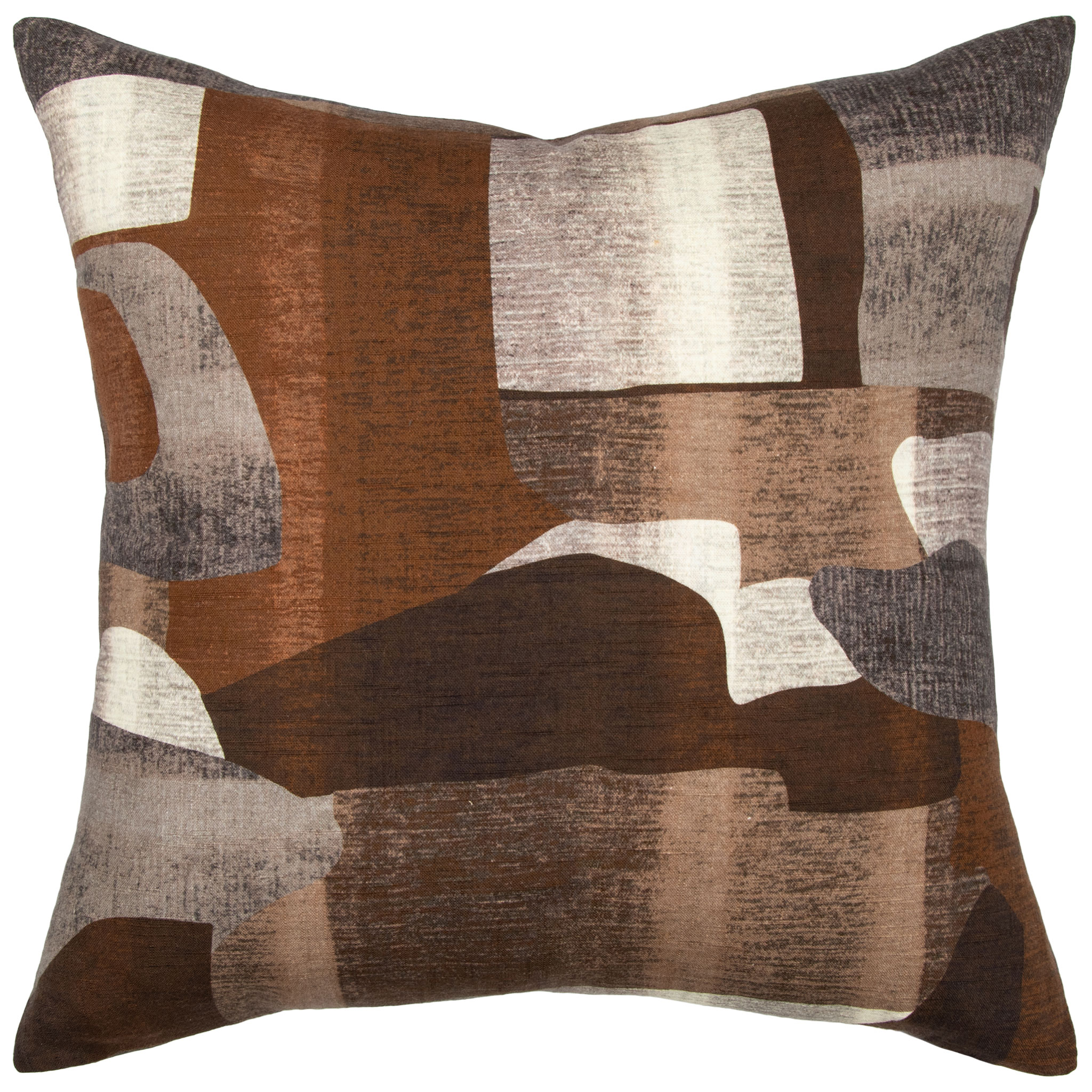 Ollo Sienna Cushion - Feather Inner, Chocolate